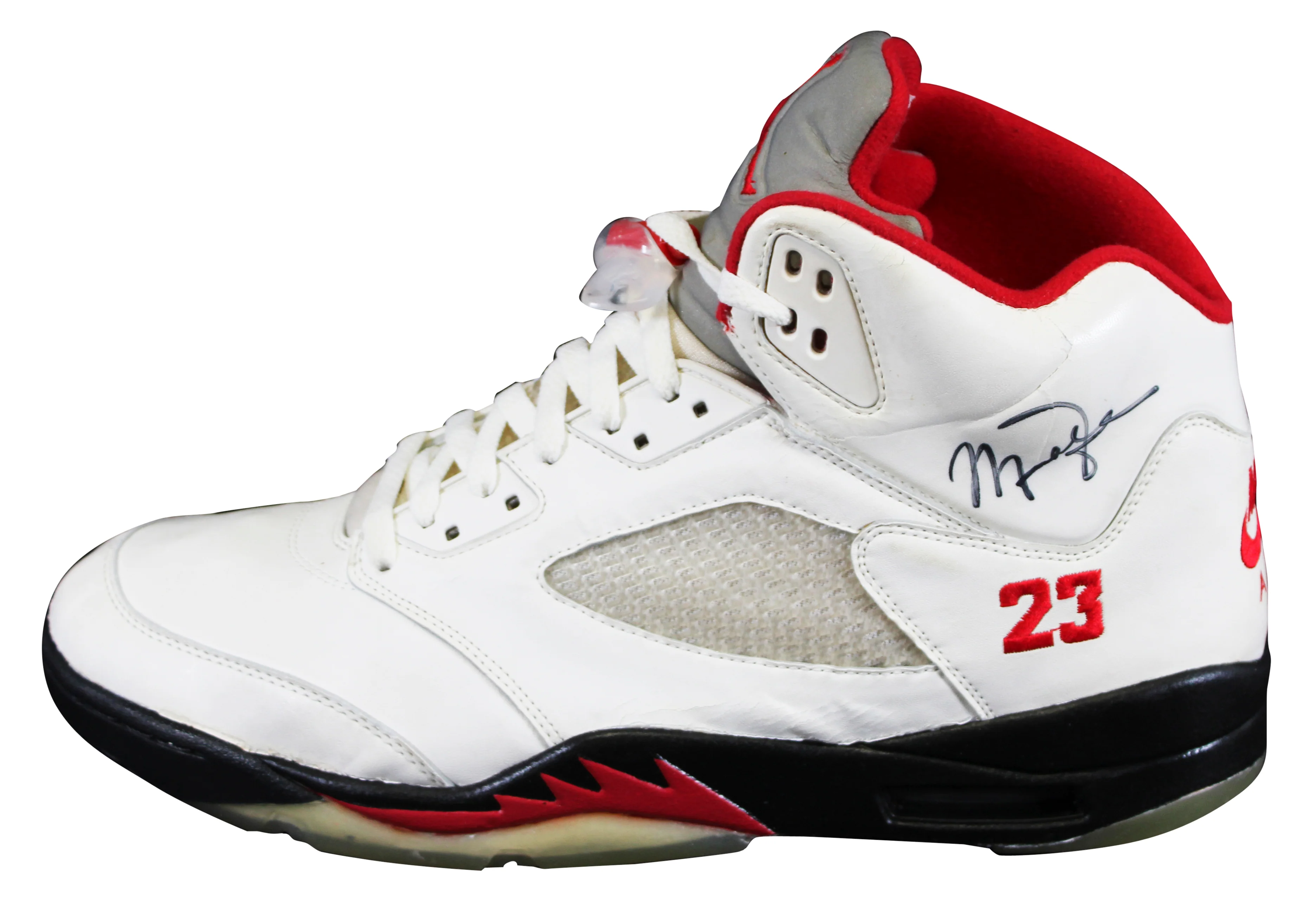 Bulls Michael Jordan Signed Nike Air Jordan V Size 13 Shoes w/ Original Box BAS - Image 5