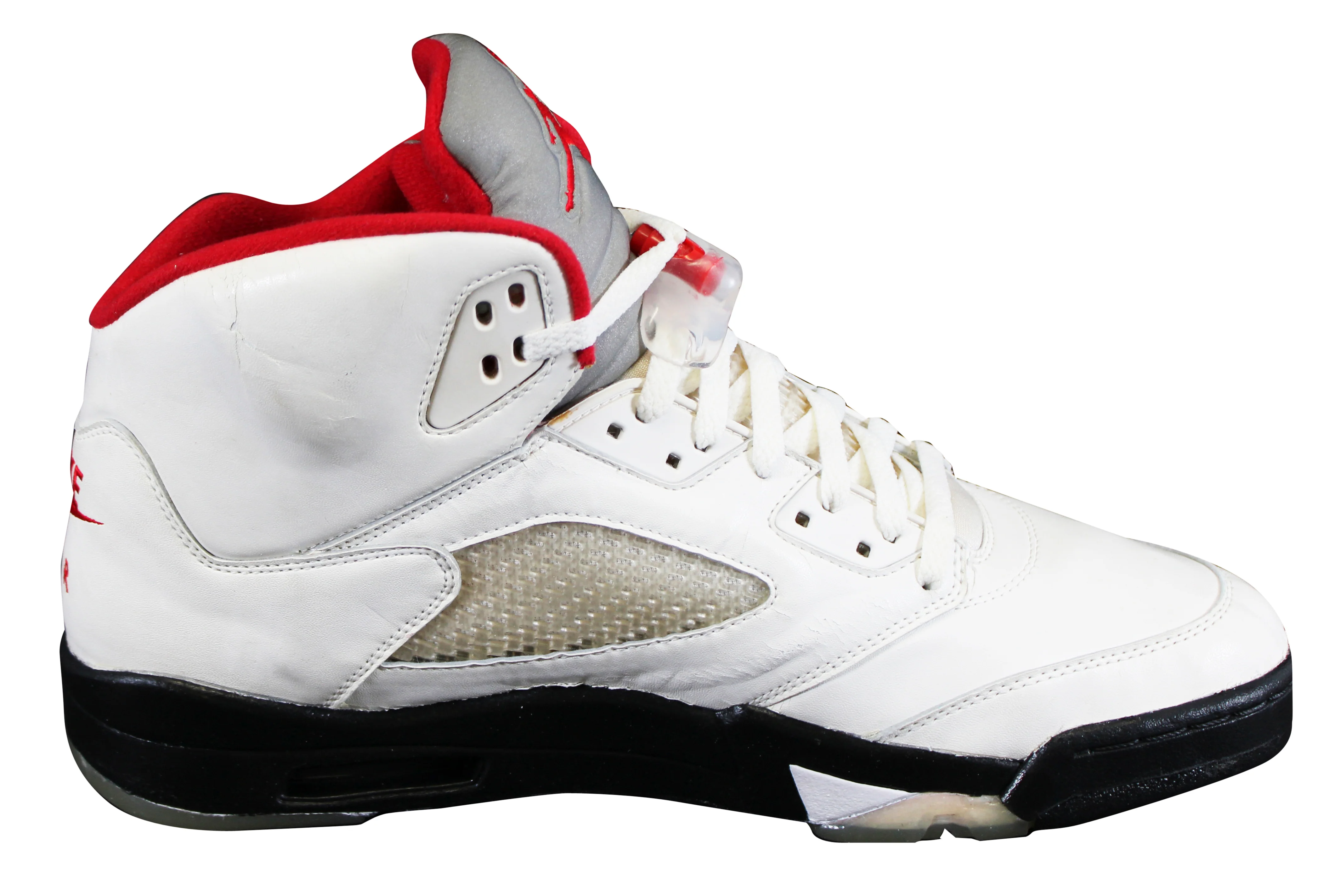 Bulls Michael Jordan Signed Nike Air Jordan V Size 13 Shoes w/ Original Box BAS - Image 9