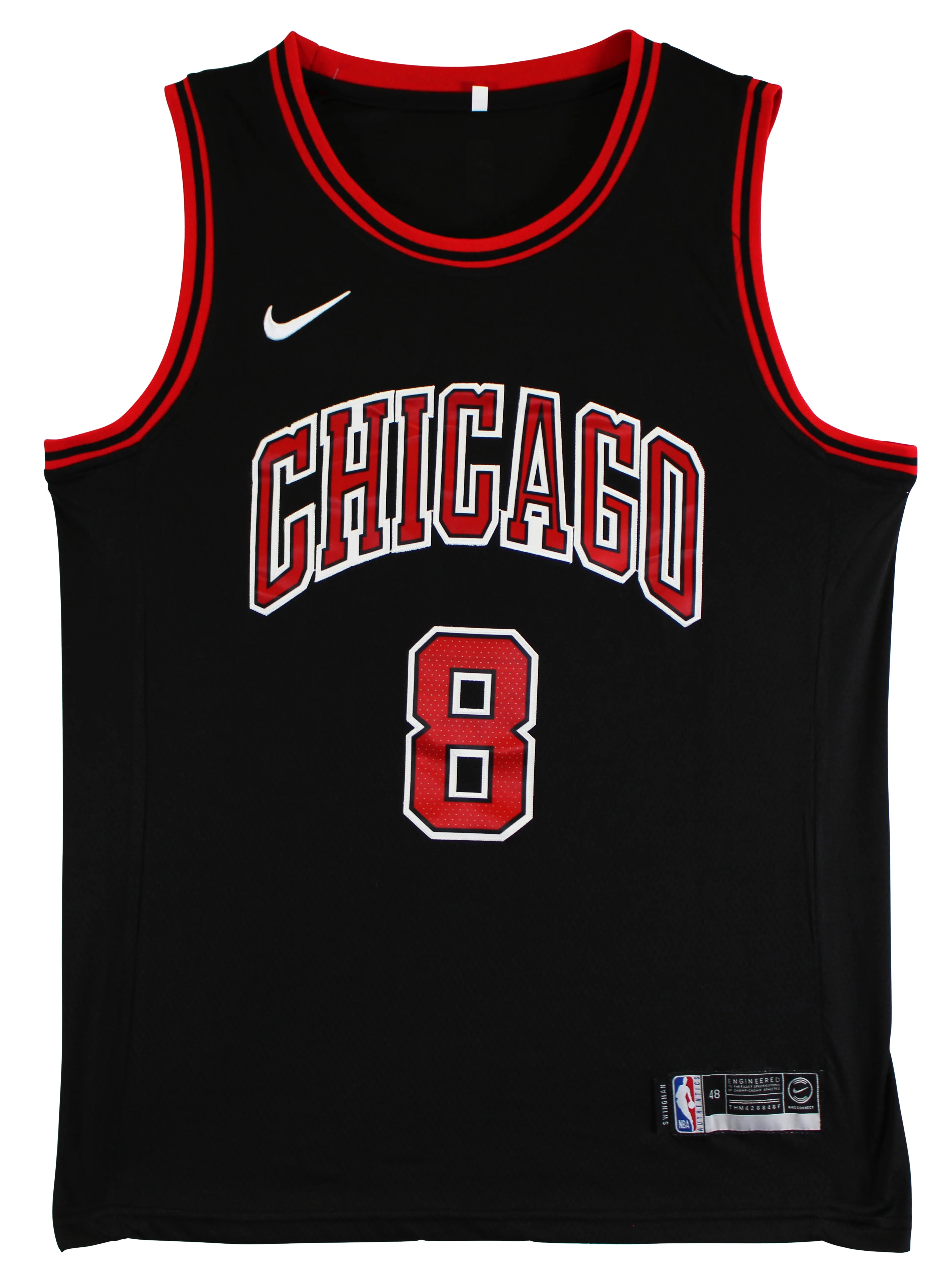 Bulls Zach LaVine Authentic Signed Black Nike Swingman Jersey BAS #BK88788 - Image 6
