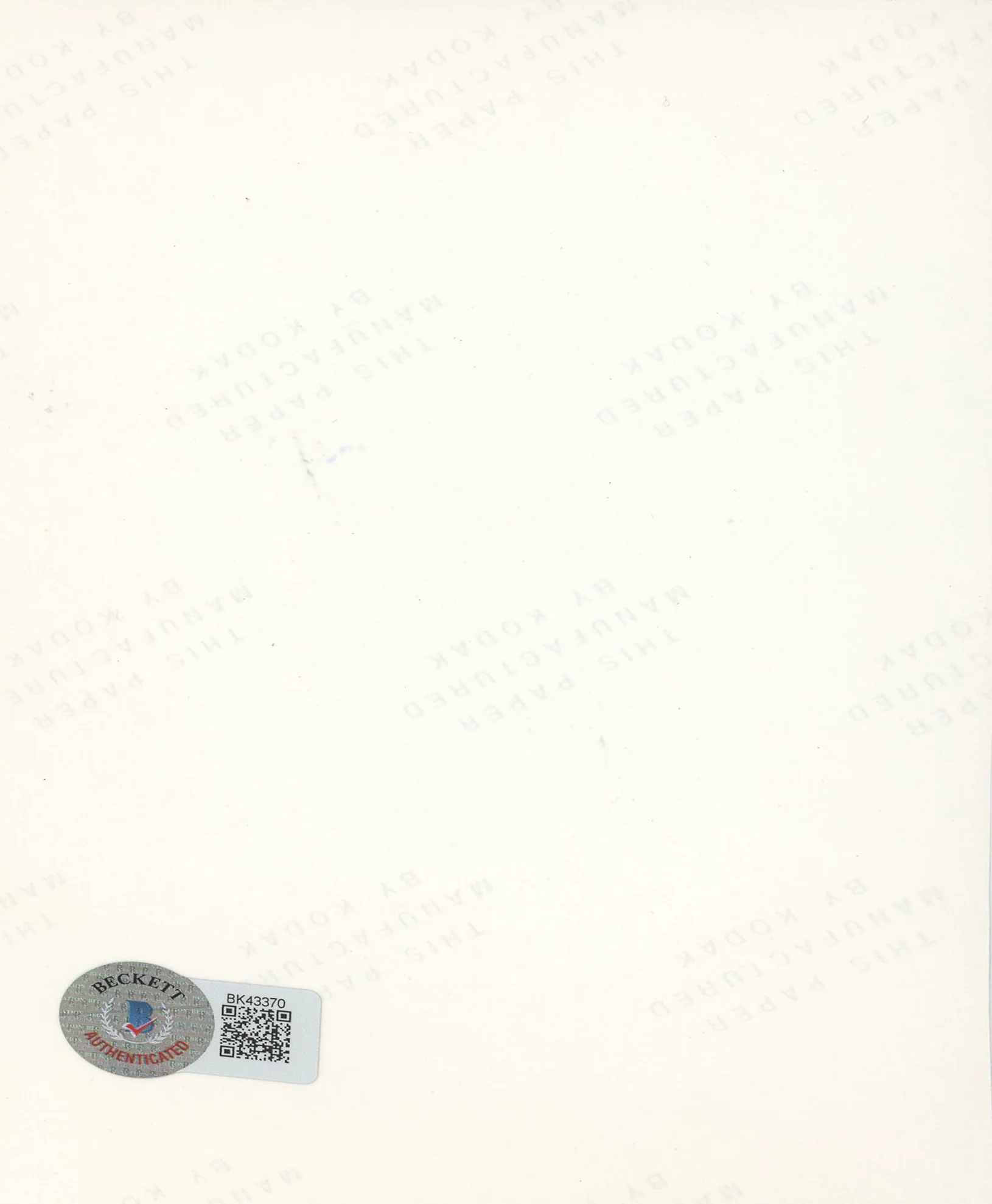 Butterfly McQueen Gone with the Wind Signed 4x6.5 Cut Photo BAS #BK43370 - Image 3