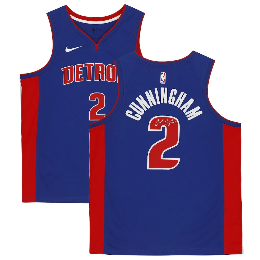 Cade Cunningham Signed Detroit Pistons Nike Swingman Jersey Fanatics