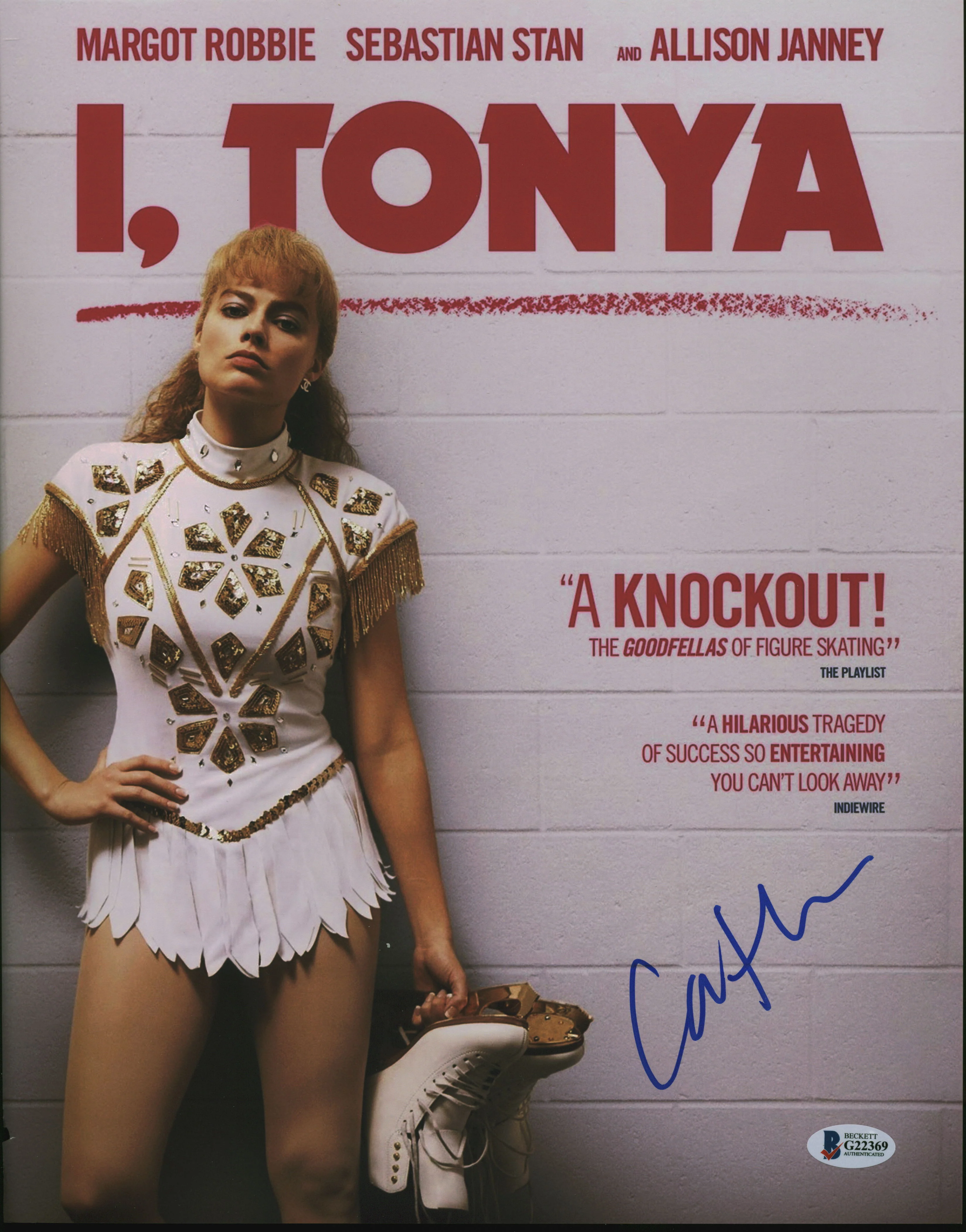 Caitlyn Carver I, Tonya Authentic Signed 11x14 Photo Autographed BAS #G22369 - Image 2