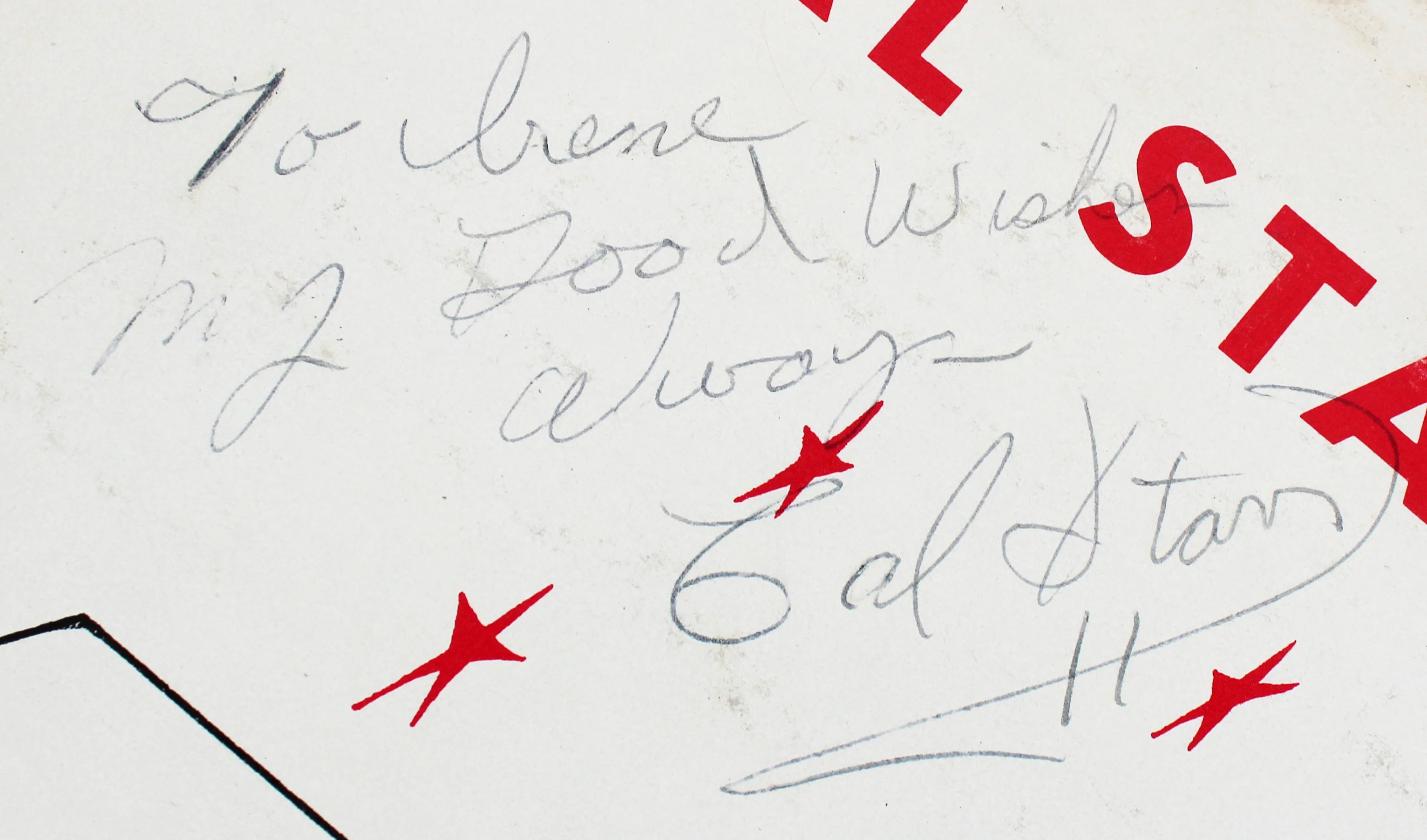 Cal Starr Always Signed New Voice In Town Album Cover W/ Vinyl BAS #BH027677 - Image 3