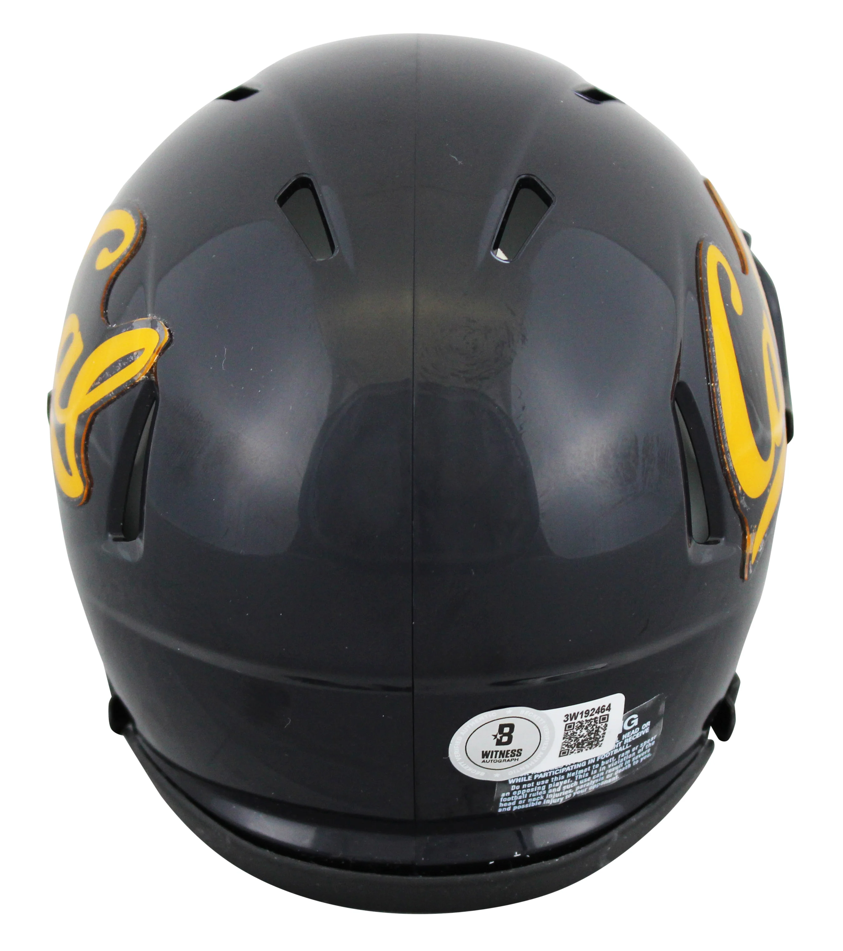 California Cameron Jordan Authentic Signed Speed Mini Helmet BAS Witnessed - Image 3