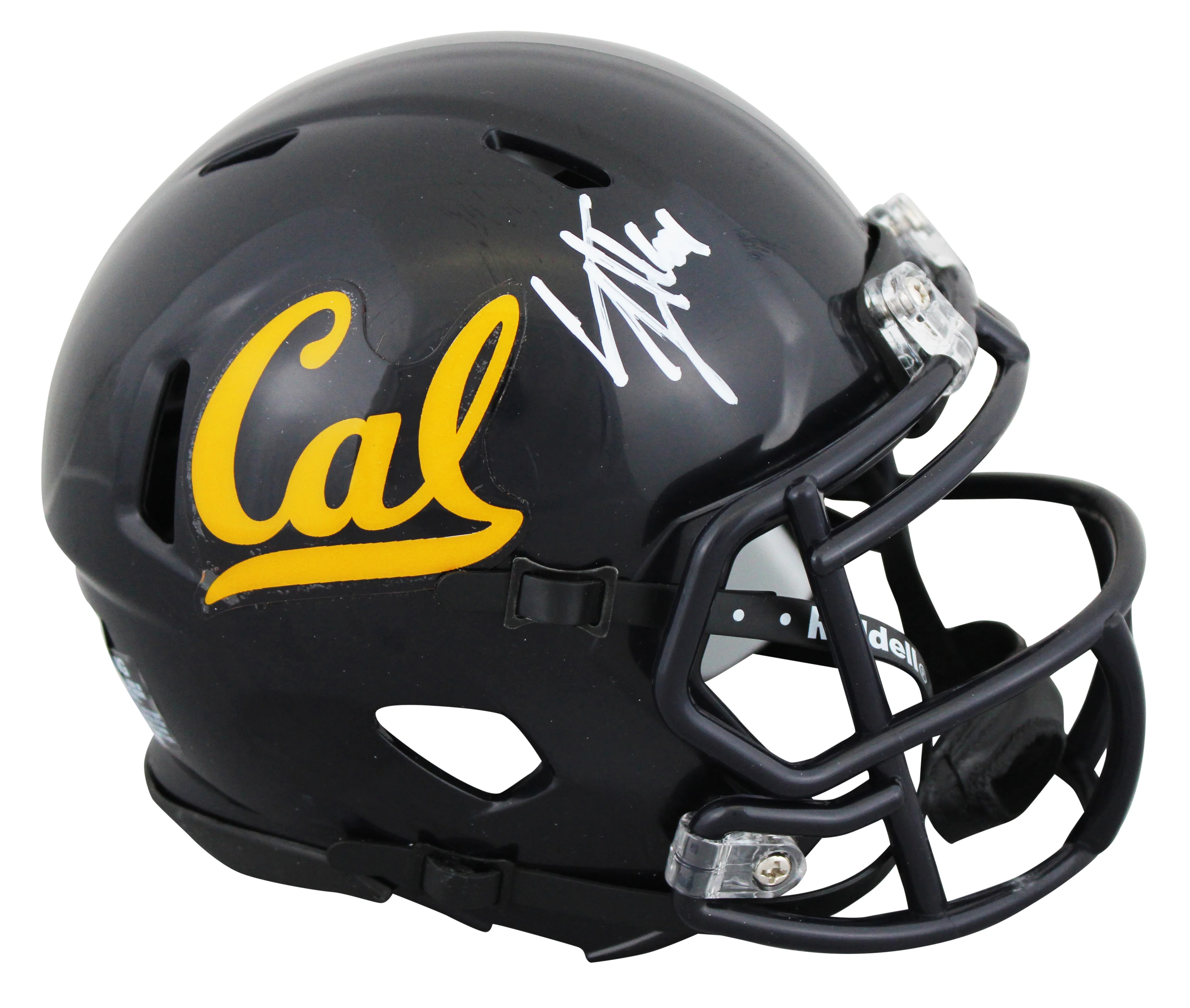 California Cameron Jordan Signed Speed Mini Helmet W/ Case BAS Witnessed - Image 3