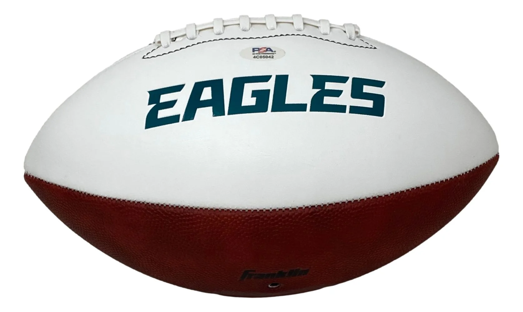 Cam Jurgens Signed Eagles Logo Football PSA/DNA w/ Super Bowl 59 LIX Case - Image 3