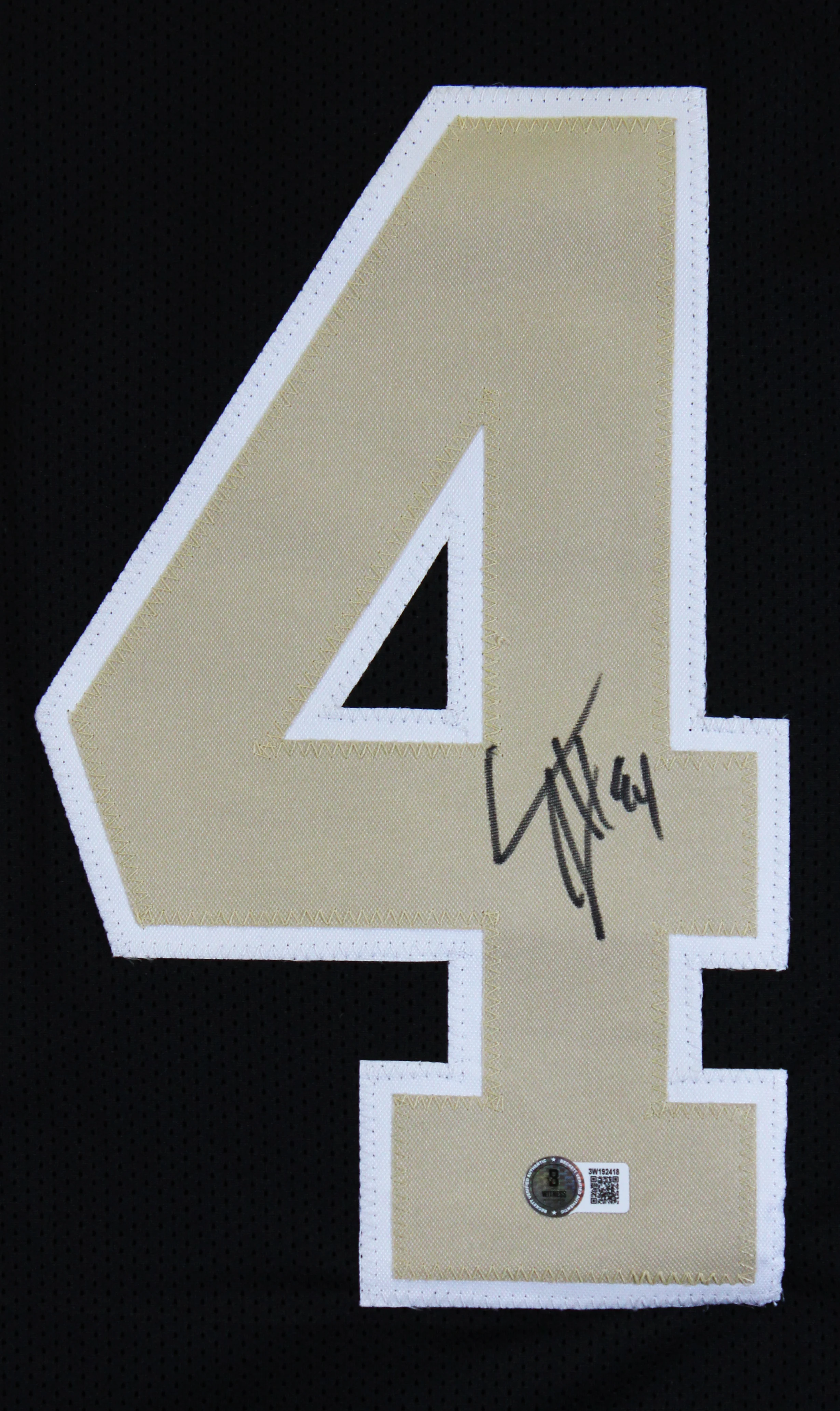 Cameron Jordan Authentic Signed Black Pro Style Jersey Autographed BAS Witnessed - Image 3