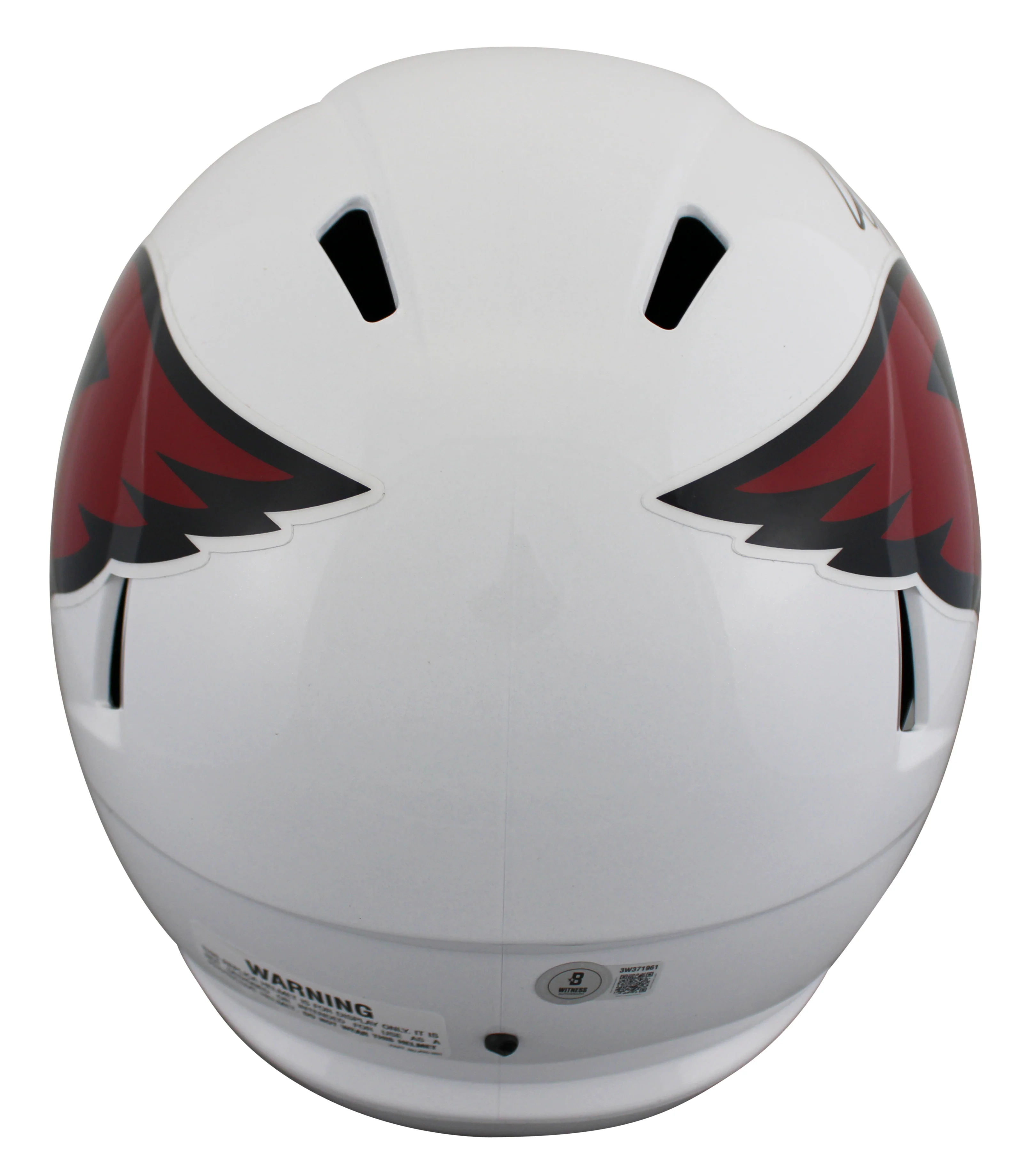 Cardinals Anquan Boldin Signed 2005-22 TB Full Size Speed Rep Helmet BAS Witness - Image 3