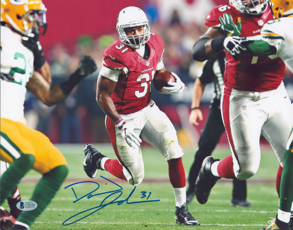 Cardinals David Johnson Authentic Signed 11x14 Photo BAS Witnessed 1 - Image 2