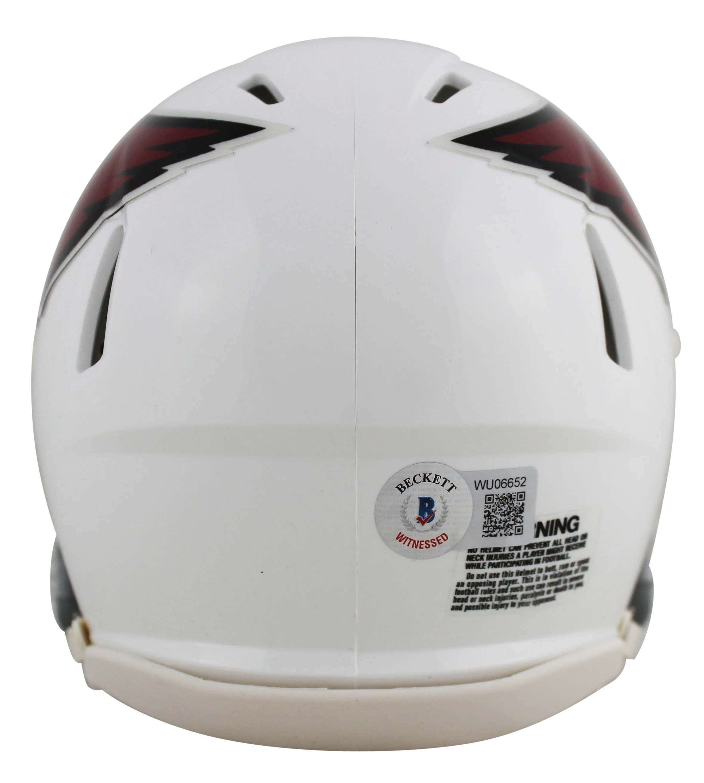 Cardinals Kurt Warner Authentic Signed Mini Helmet Autographed BAS Witnessed - Image 3