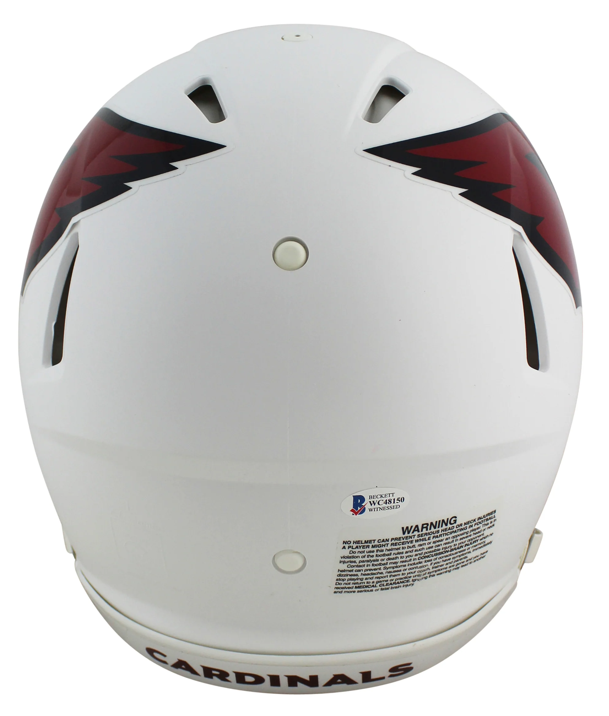 Cardinals Kyler Murray "ROY 19" Signed Flat White Proline F/S Speed Helmet BAS - Image 4