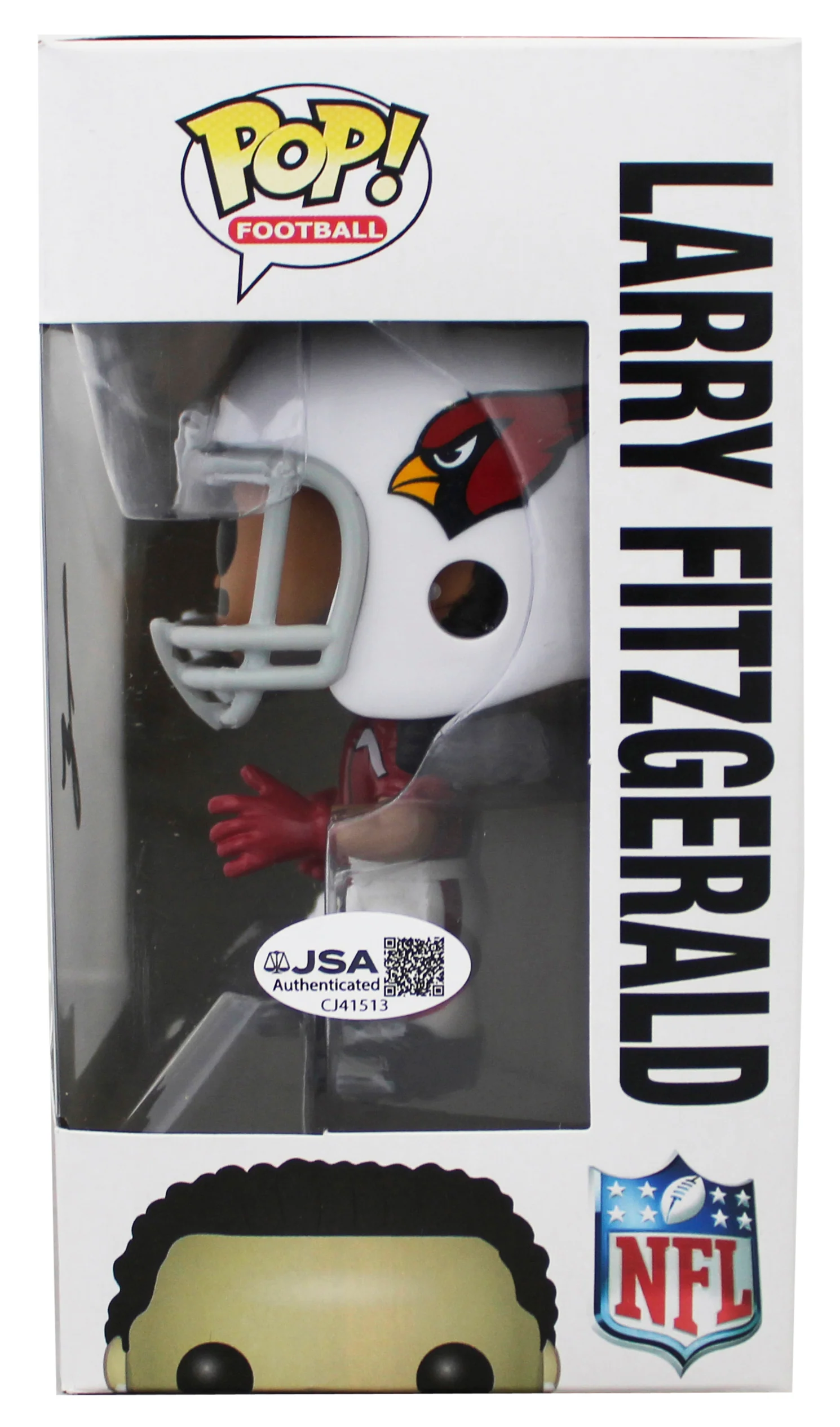 Cardinals Larry Fitzgerald Signed #27 Funko Pop Vinyl Figure JSA #CJ41513 - Image 4