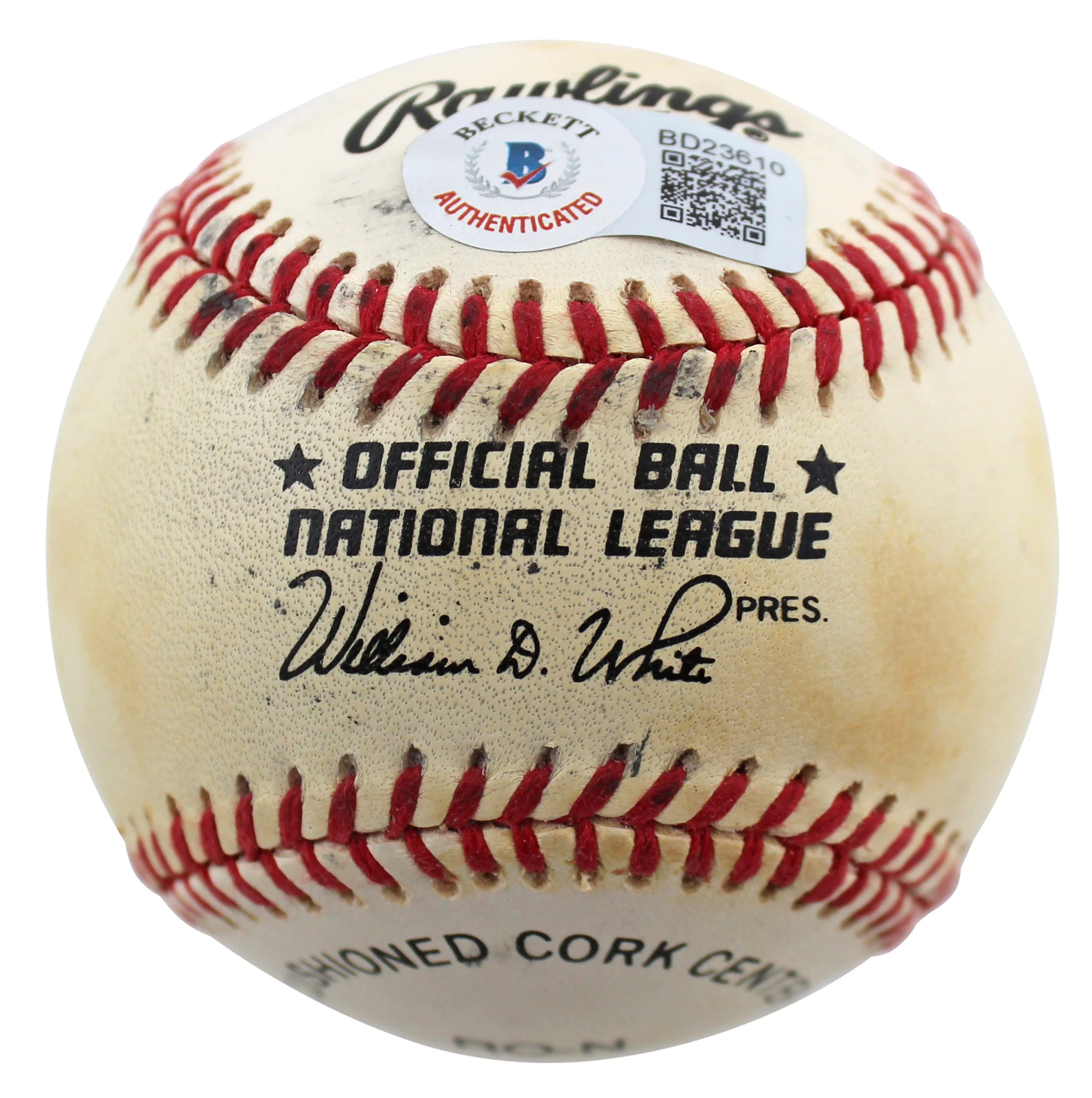 Cardinals Lou Brock Signed Thumbprint Onl Baseball LE#189/200 BAS #BD23610 - Image 3