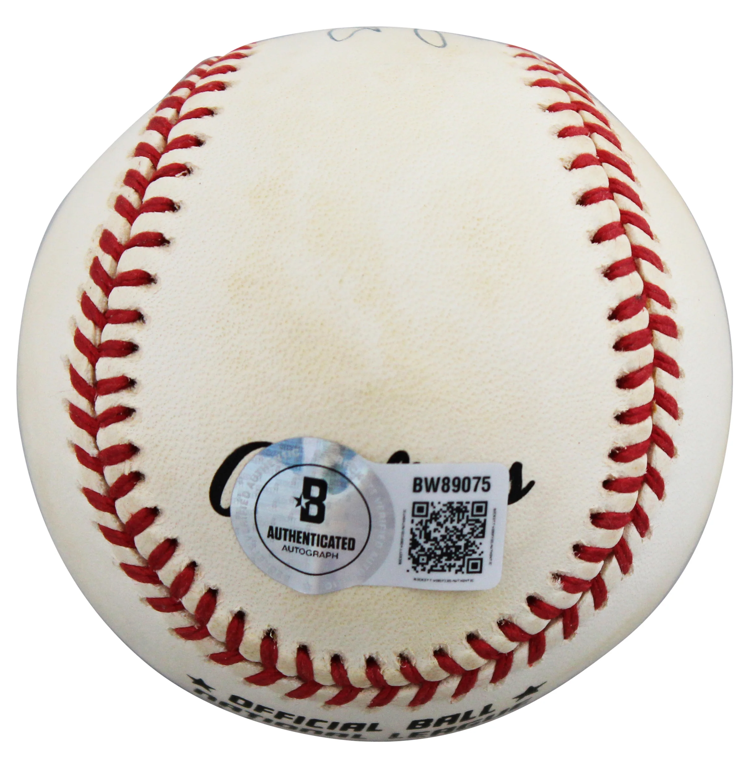 Cardinals Stan Musial Authentic Signed William White ONL Baseball BAS #BW89075 - Image 4