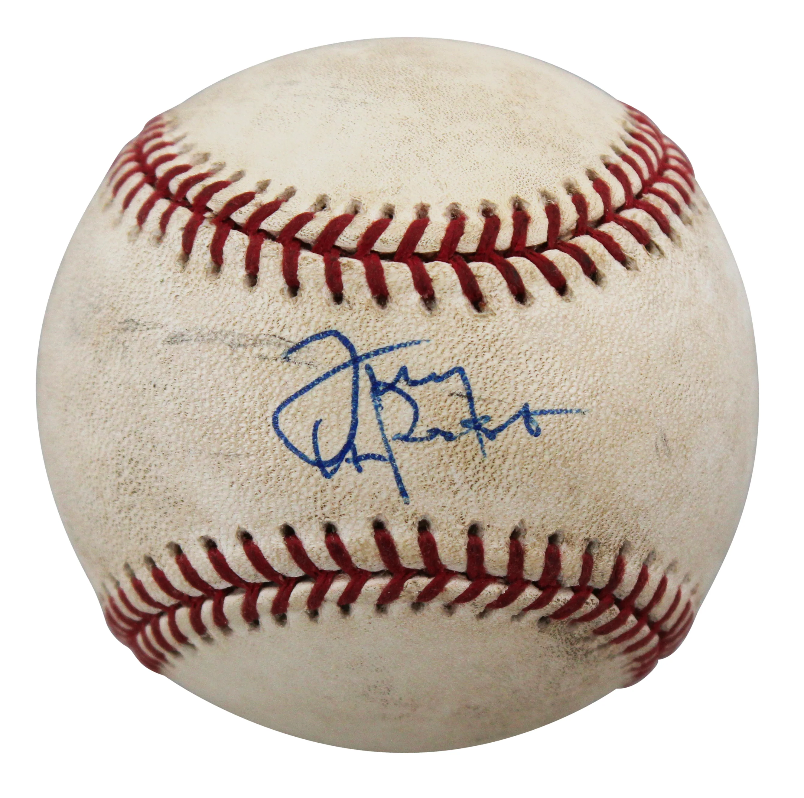 Cardinals Tony La Russa Signed Game Used Allen Selig OML Baseball BAS #BV70297 - Image 3