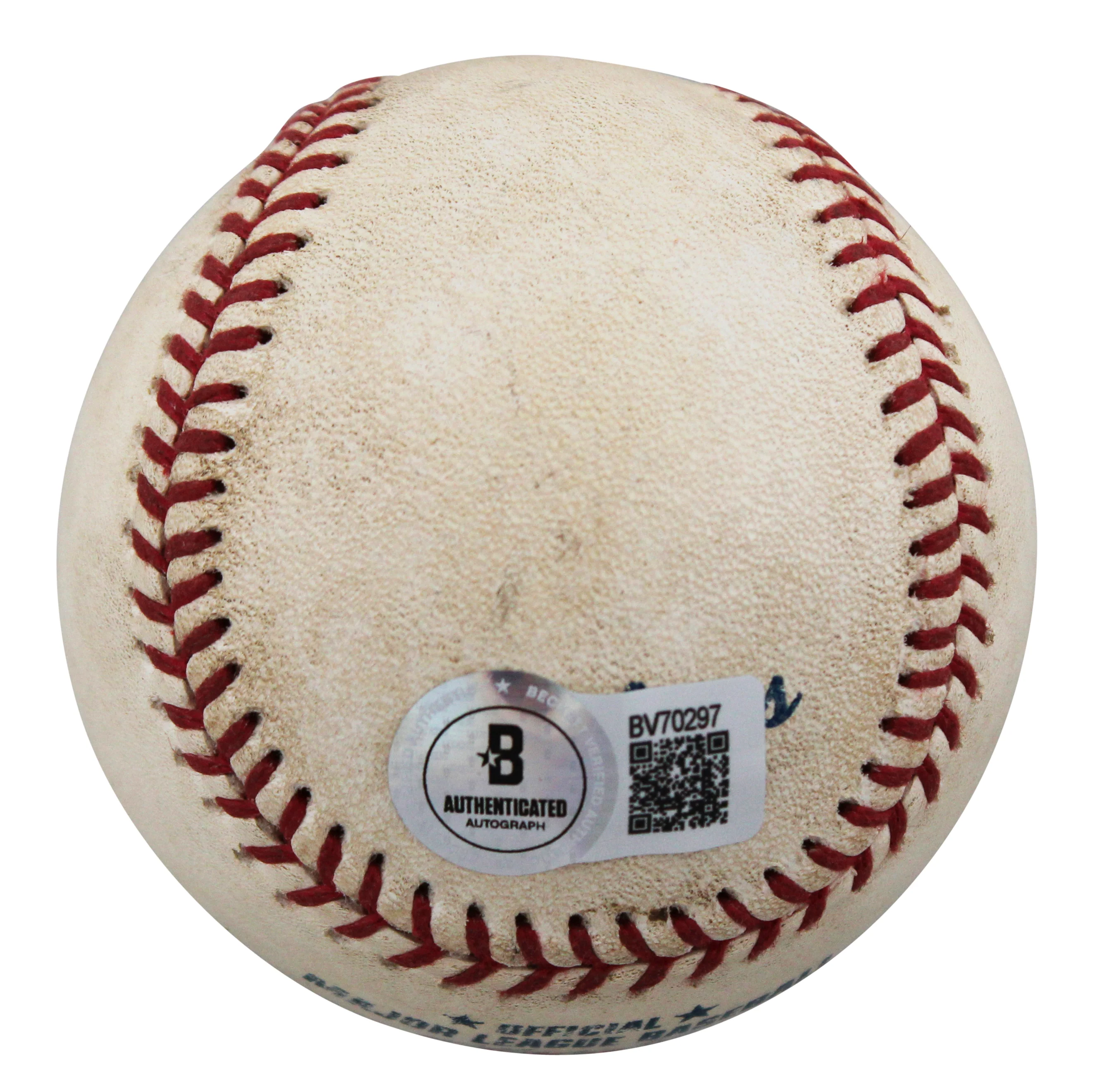 Cardinals Tony La Russa Signed Game Used Allen Selig OML Baseball BAS #BV70297 - Image 5