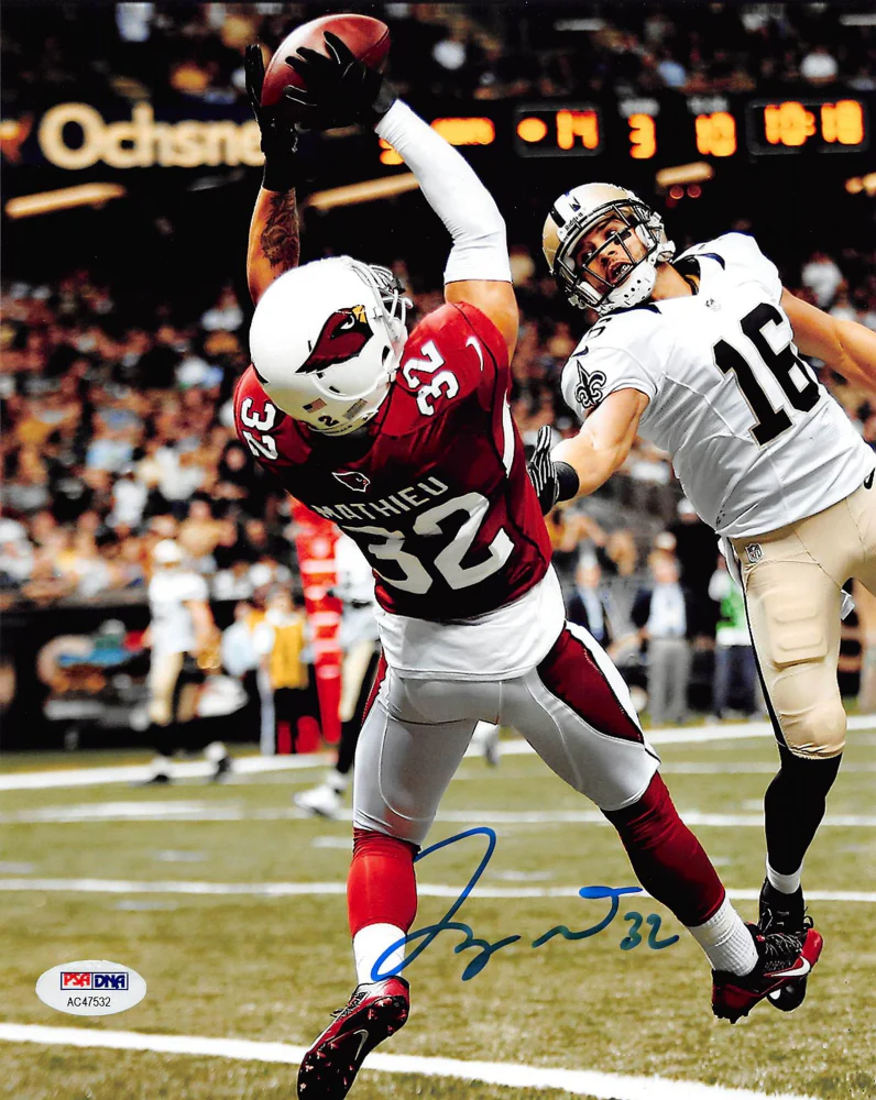 Cardinals Tyrann Mathieu Authentic Signed 8x10 Photo PSA/DNA Itp 1 - Image 2