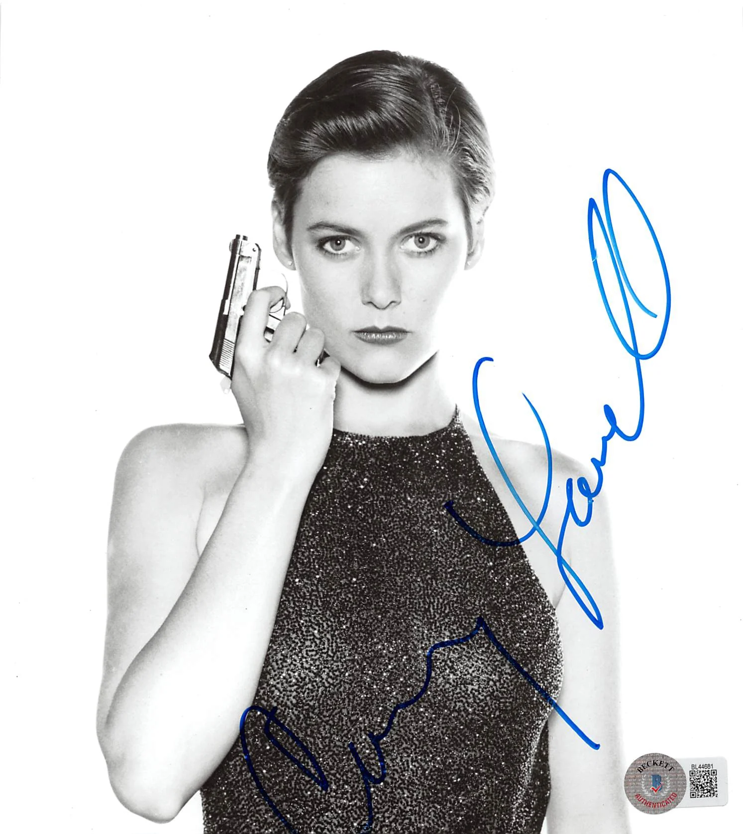 Carey Lowell Licence to Kill Authentic Signed 7.5x8.25 Photo BAS #BL44681 - Image 2