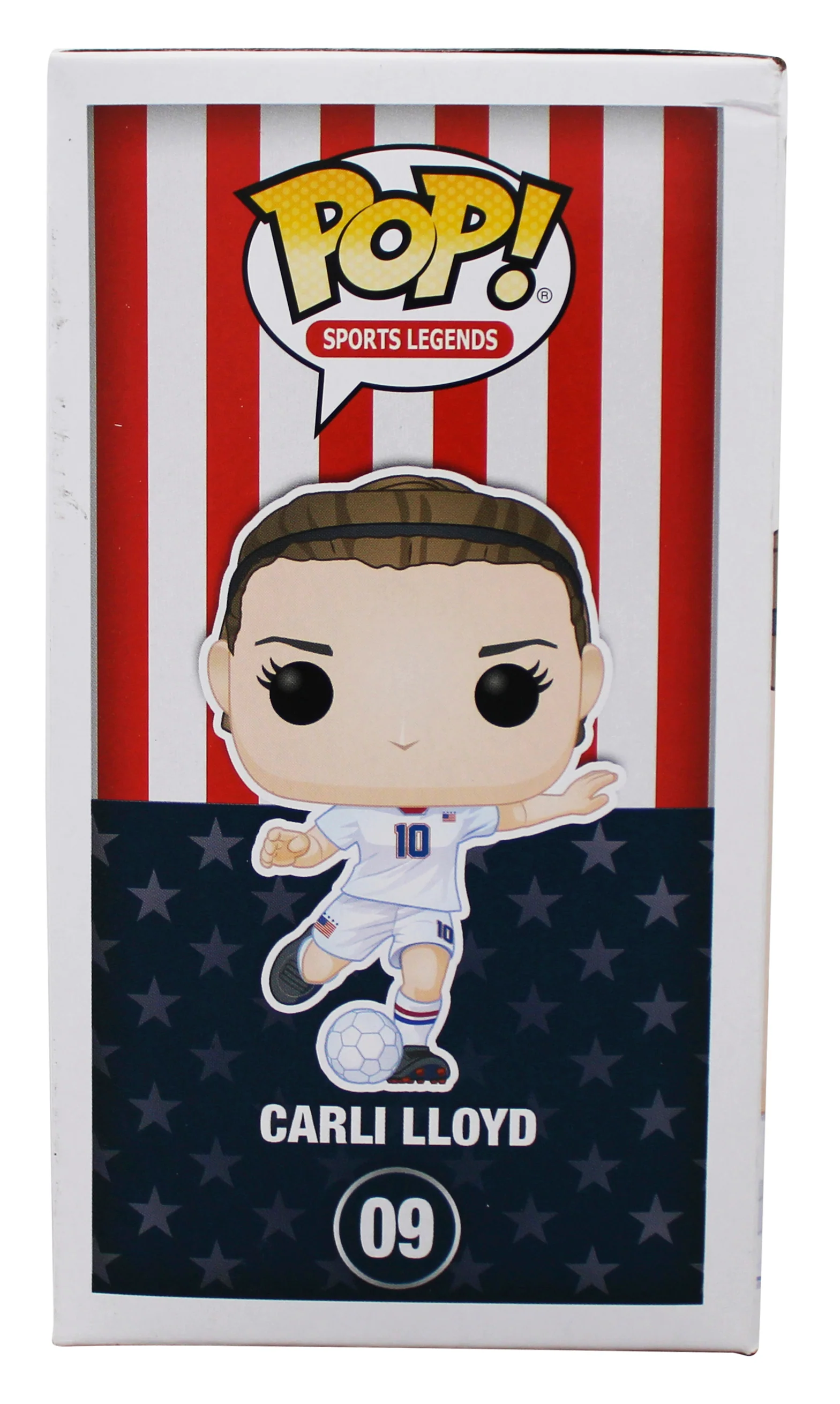 Carli Lloyd USA Soccer Authentic Signed #09 Funko Pop Vinyl Figure JSA #CE80205 - Image 6