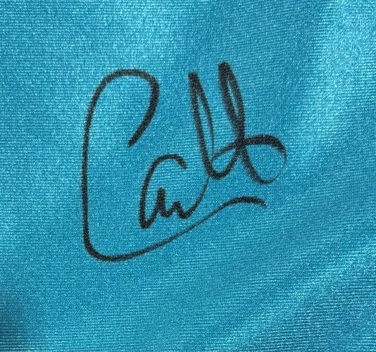 Carlito Signed Custom Wrestling Shorts JSA QR Hologram - Image 2