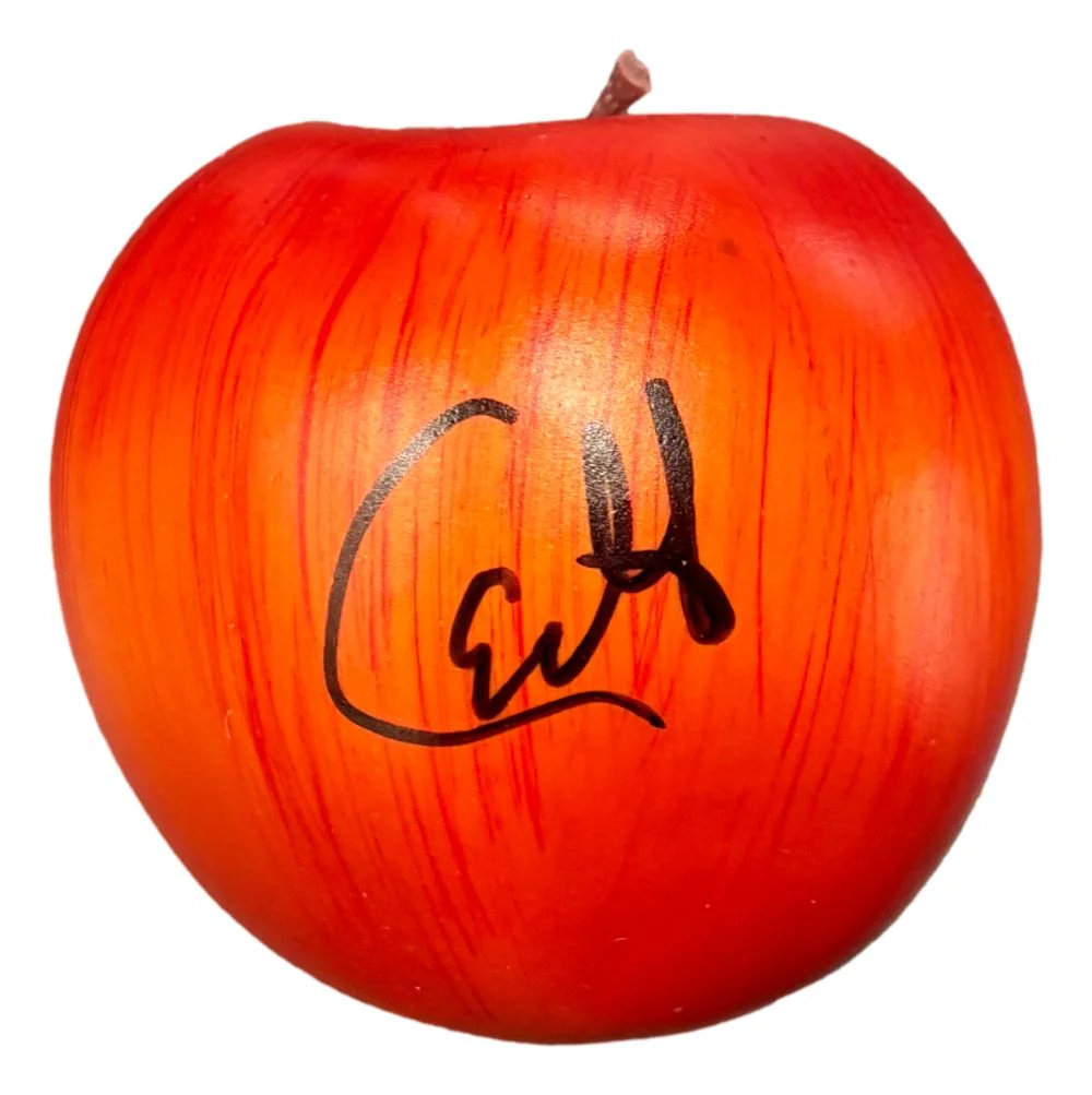 Carlito Signed WWE Plastic Prop Apple JSA QR Hologram
