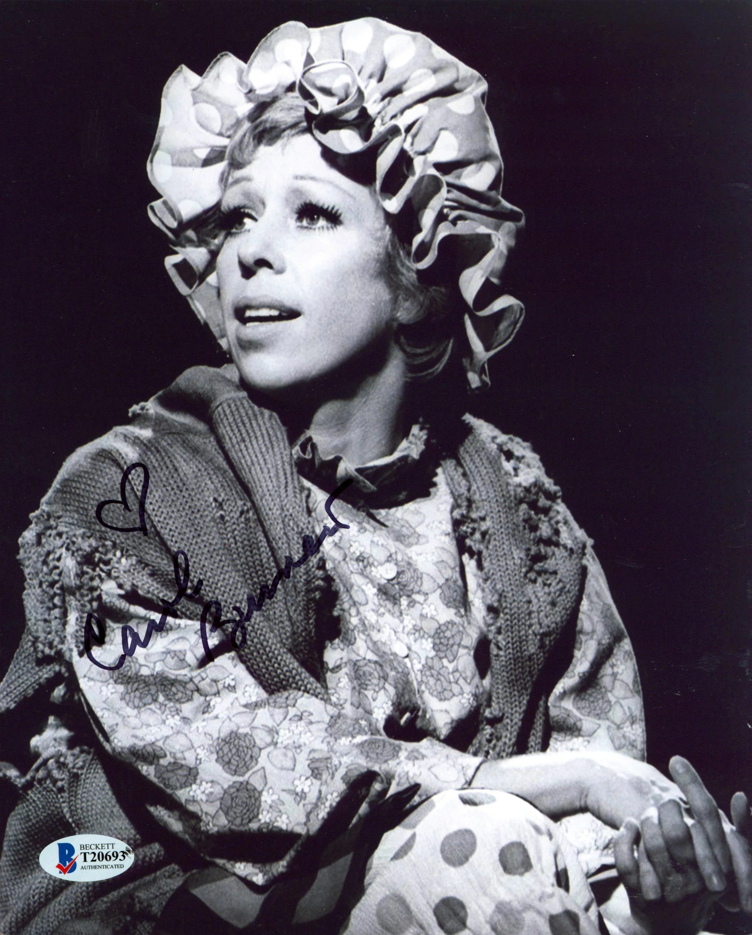 Carol Burnett Authentic Signed 8x10 Photo Autographed BAS #T20693 - Image 2