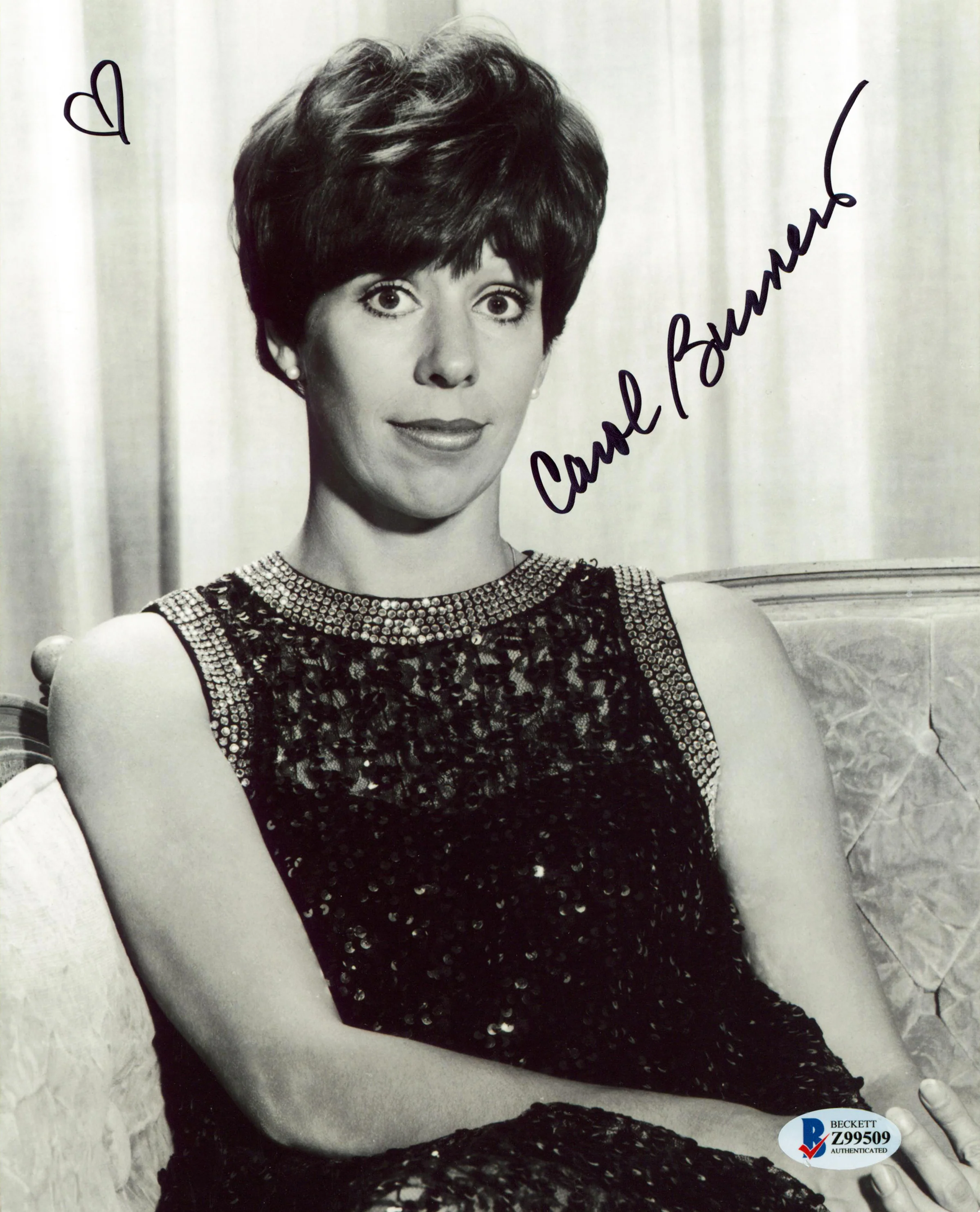 Carol Burnett Authentic Signed 8x10 Photo Autographed BAS #Z99509 - Image 2