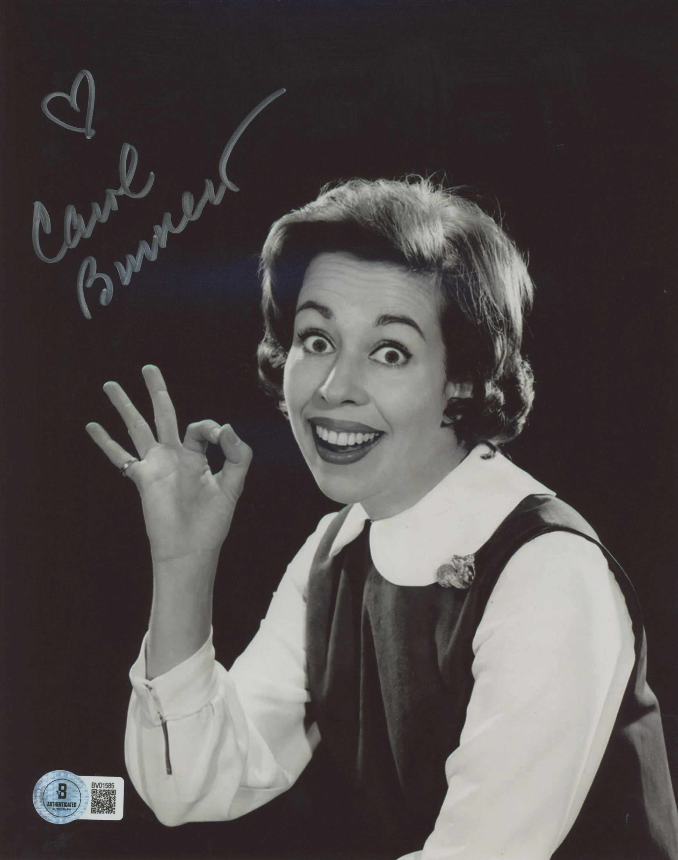 Carol Burnett Authentic Signed 8x10 Vertical Photo Autographed BAS 16 - Image 2