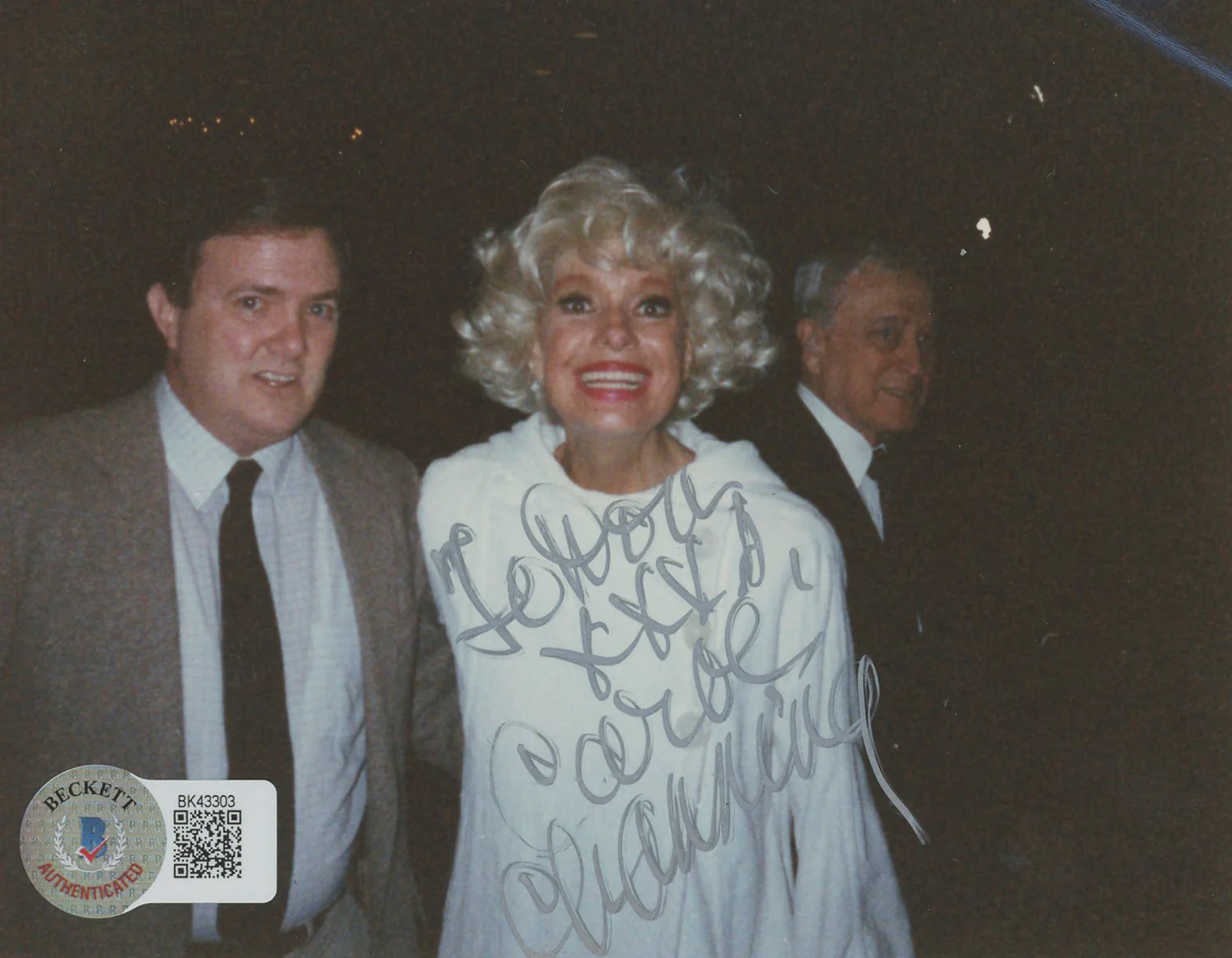 Carol Channing Hello, Dolly! "To Don" Authentic Signed 5x4 Photo BAS #BK43303 - Image 2