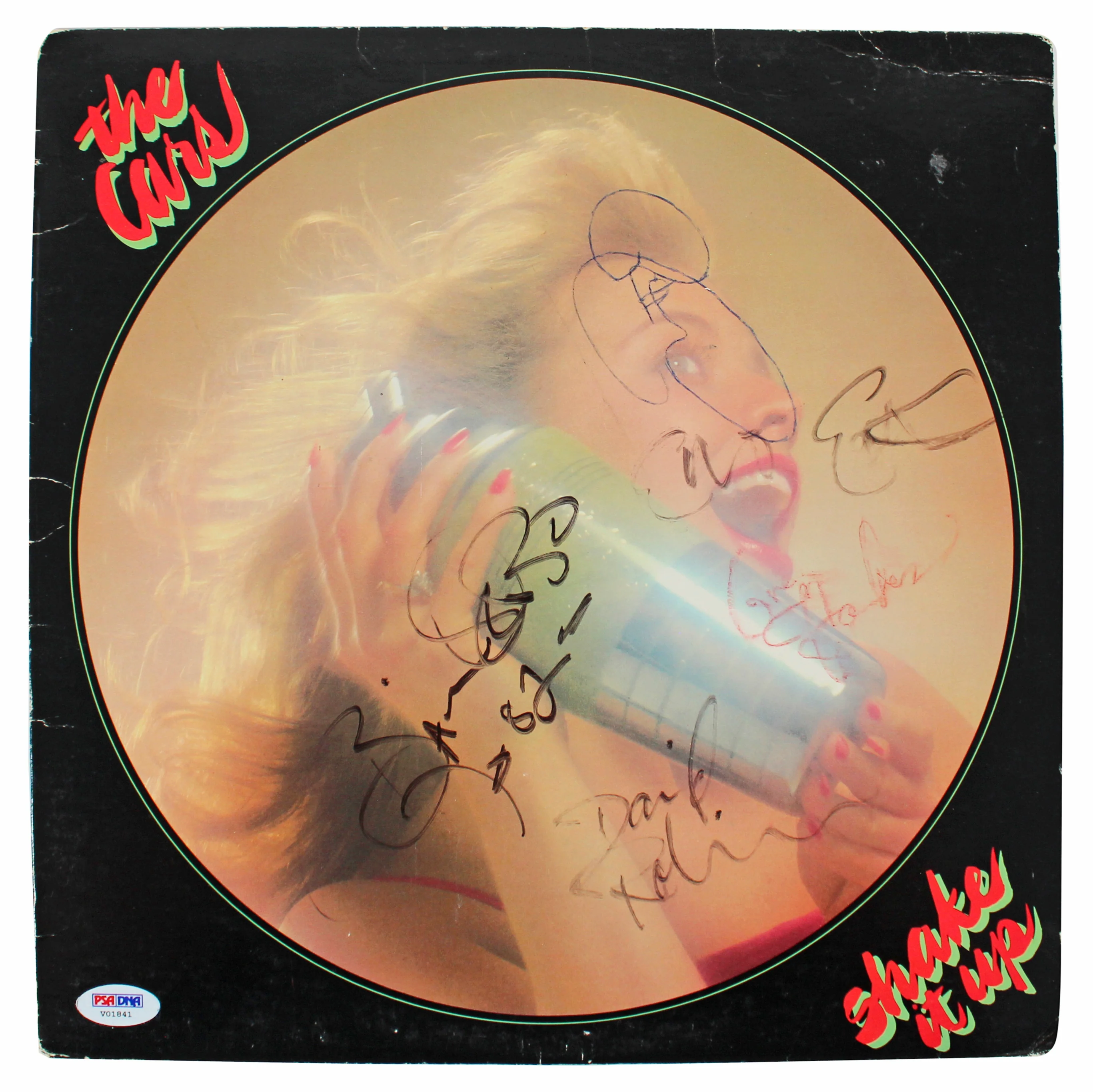 Cars (5) Ocasek,Orr, Robinson, Hawkes & Easton Signed Album Cover W/ Vinyl PSA - Image 3