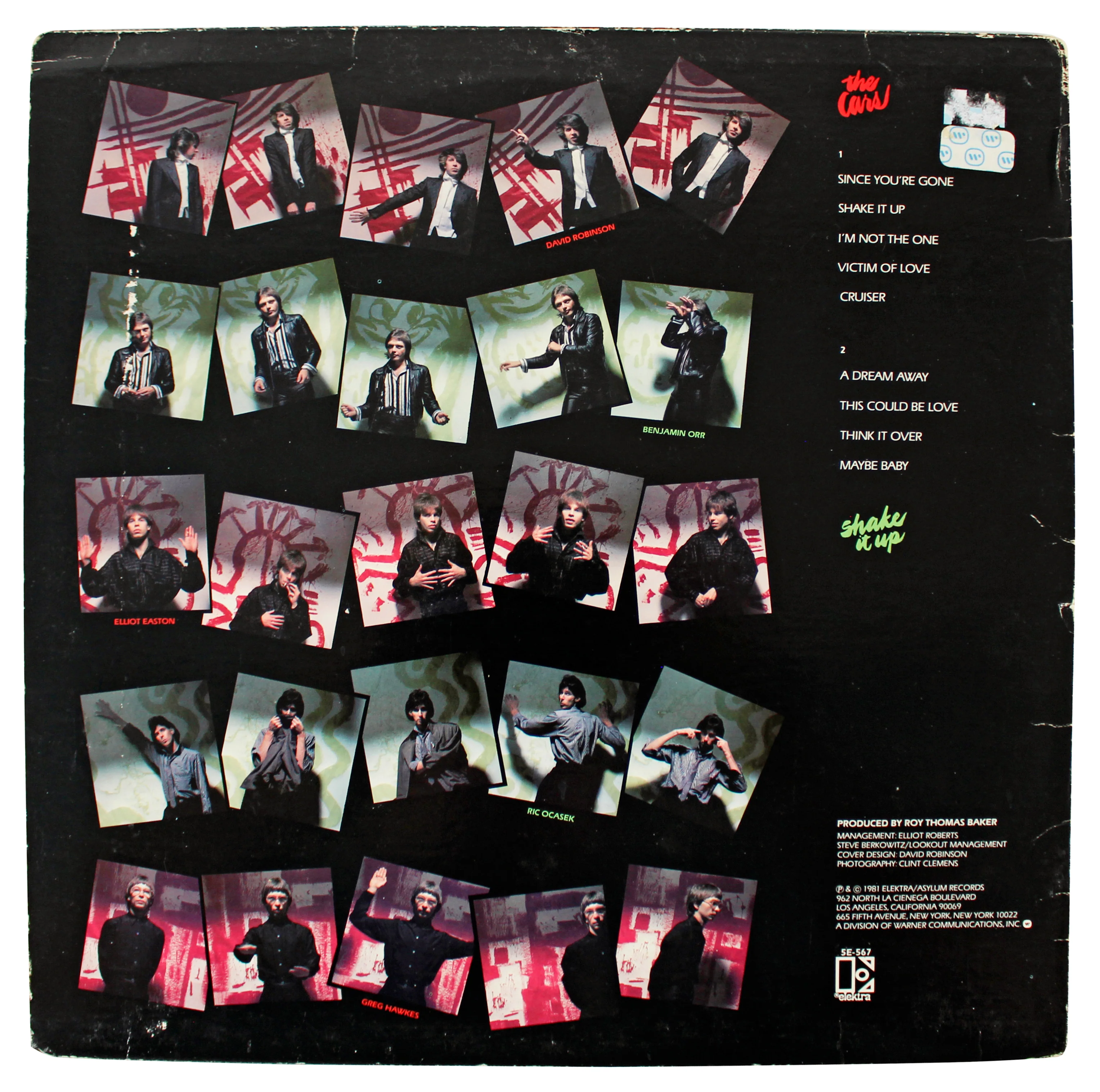 Cars (5) Ocasek,Orr, Robinson, Hawkes & Easton Signed Album Cover W/ Vinyl PSA - Image 8