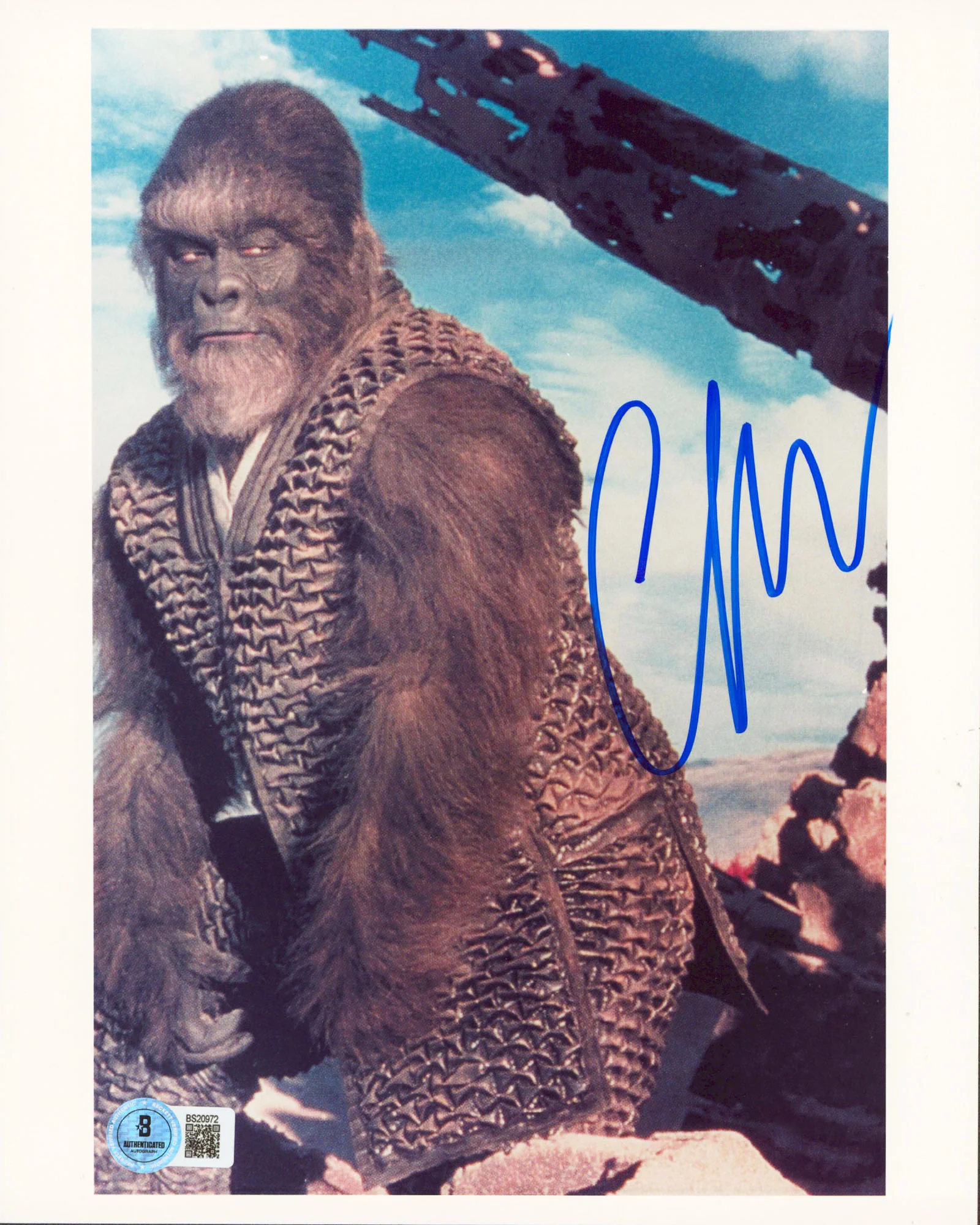 Cary-Hiroyuki Tagawa Planet Of The Apes Authentic Signed 8x10 Photo BAS #BS20972 - Image 2