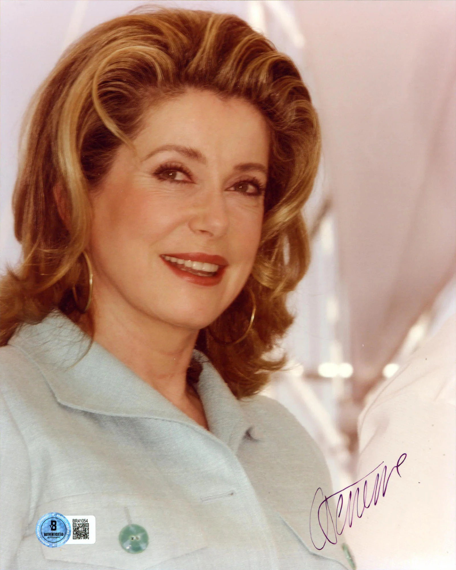 Catherine Deneuve Belle De Jour Authentic Signed 8x10 Vertical Photo BAS#BR41054 - Image 2