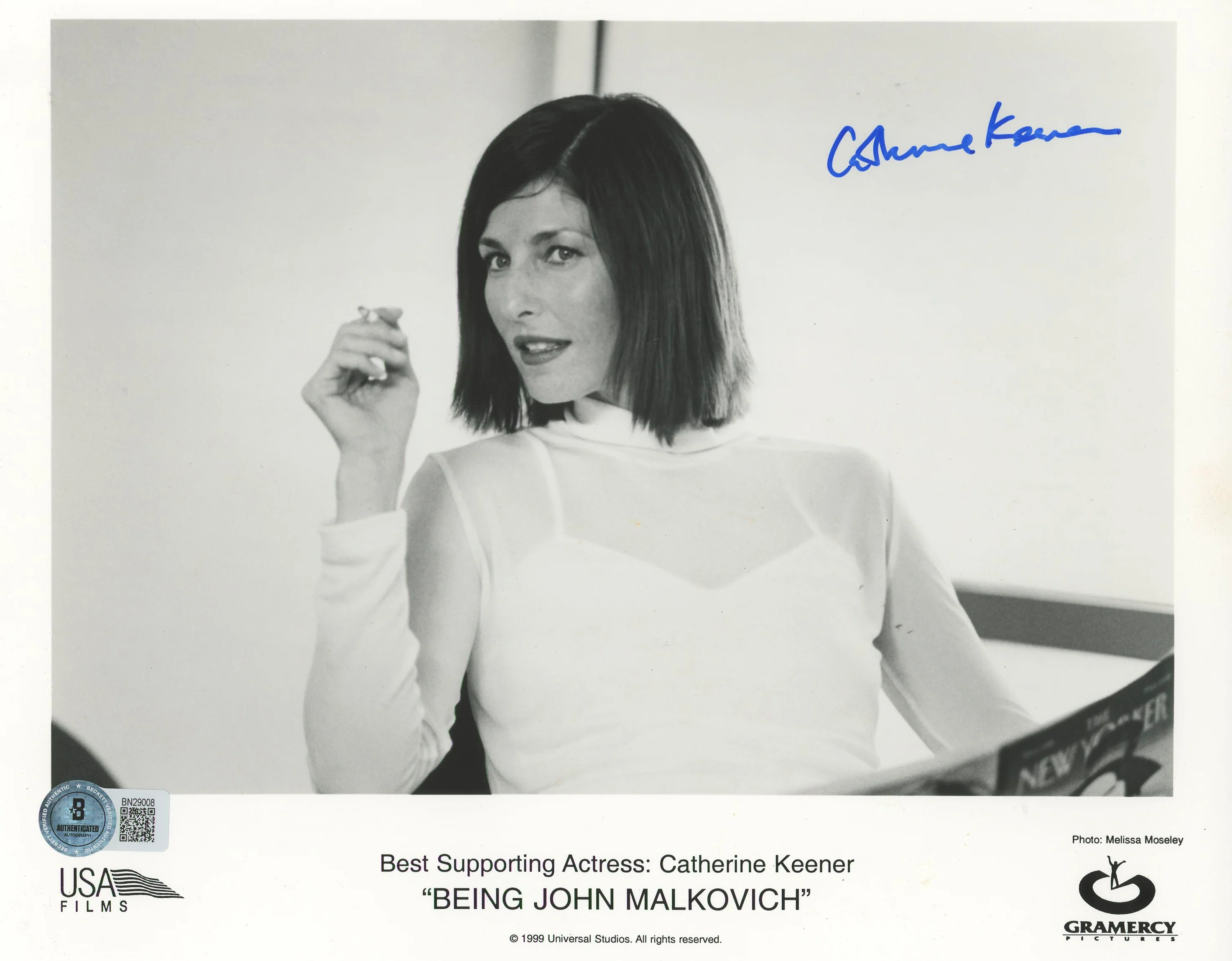 Catherine Keener Being John Malkovich Authentic Signed 8x10 Photo BAS #BN29008 - Image 2