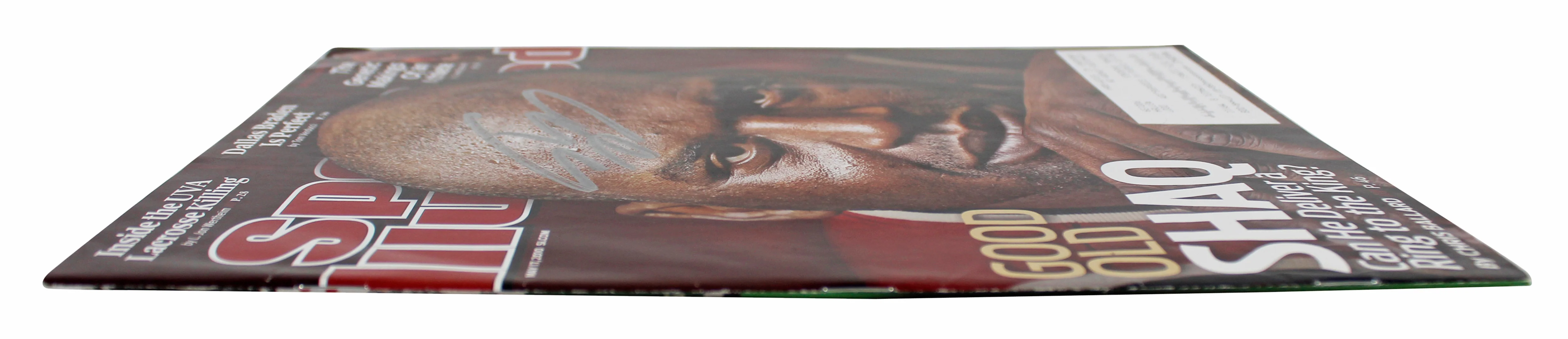 Cavaliers Shaquille O'Neal Signed 2010 Sports Illustrated Magazine BAS Witnessed - Image 7