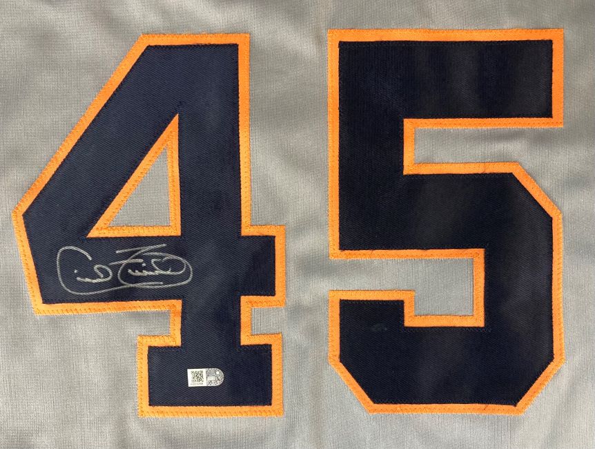 Cecil Fielder Detroit Signed Gray Baseball Jersey Sports Integrity - Image 2