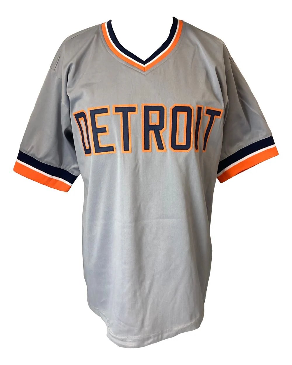 Cecil Fielder Detroit Signed Gray Baseball Jersey Sports Integrity - Image 3