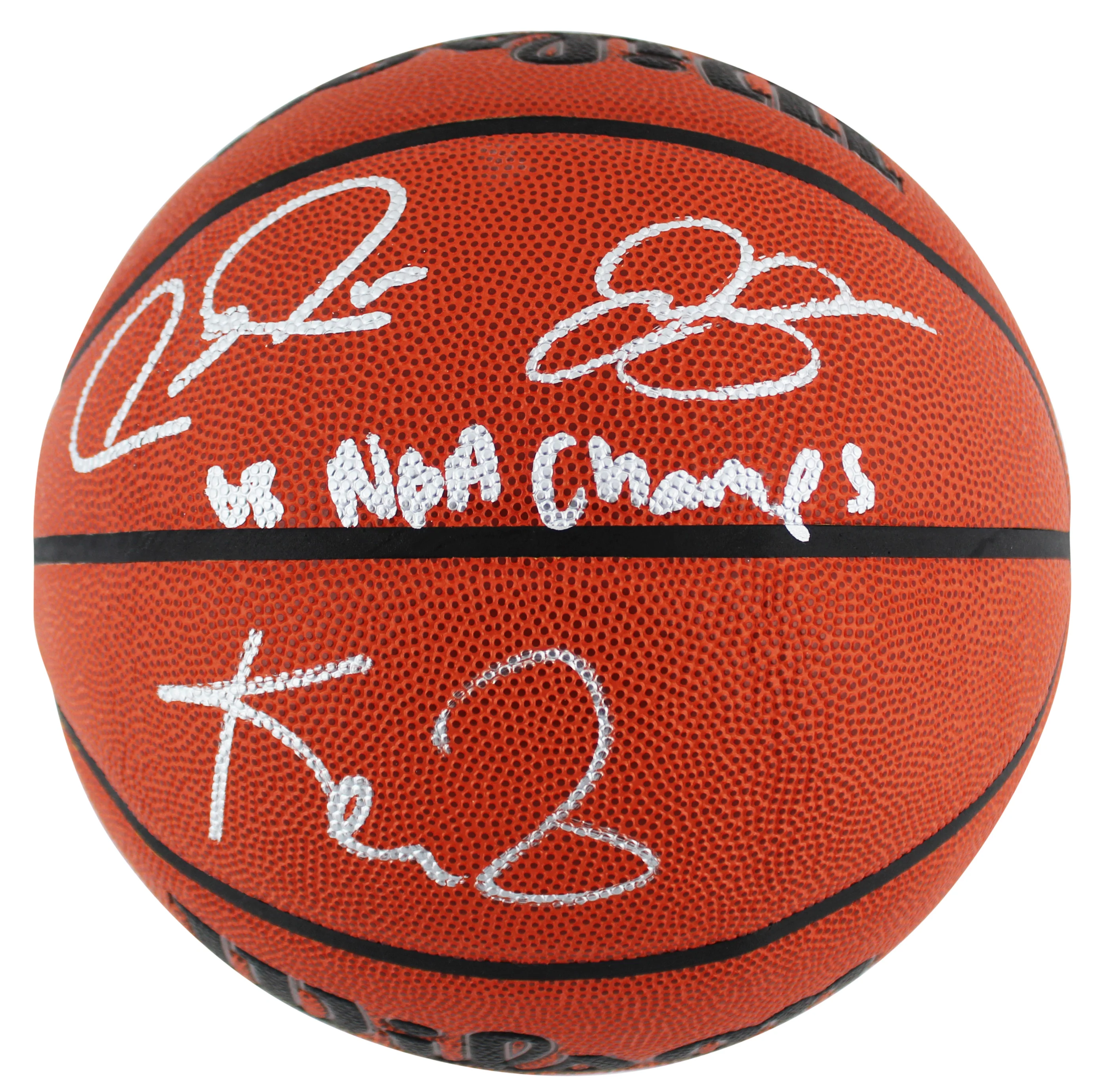 Celtics (3) Garnett, Pierce & Allen Signed Wilson Basketball w/ Case BAS Wit - Image 3