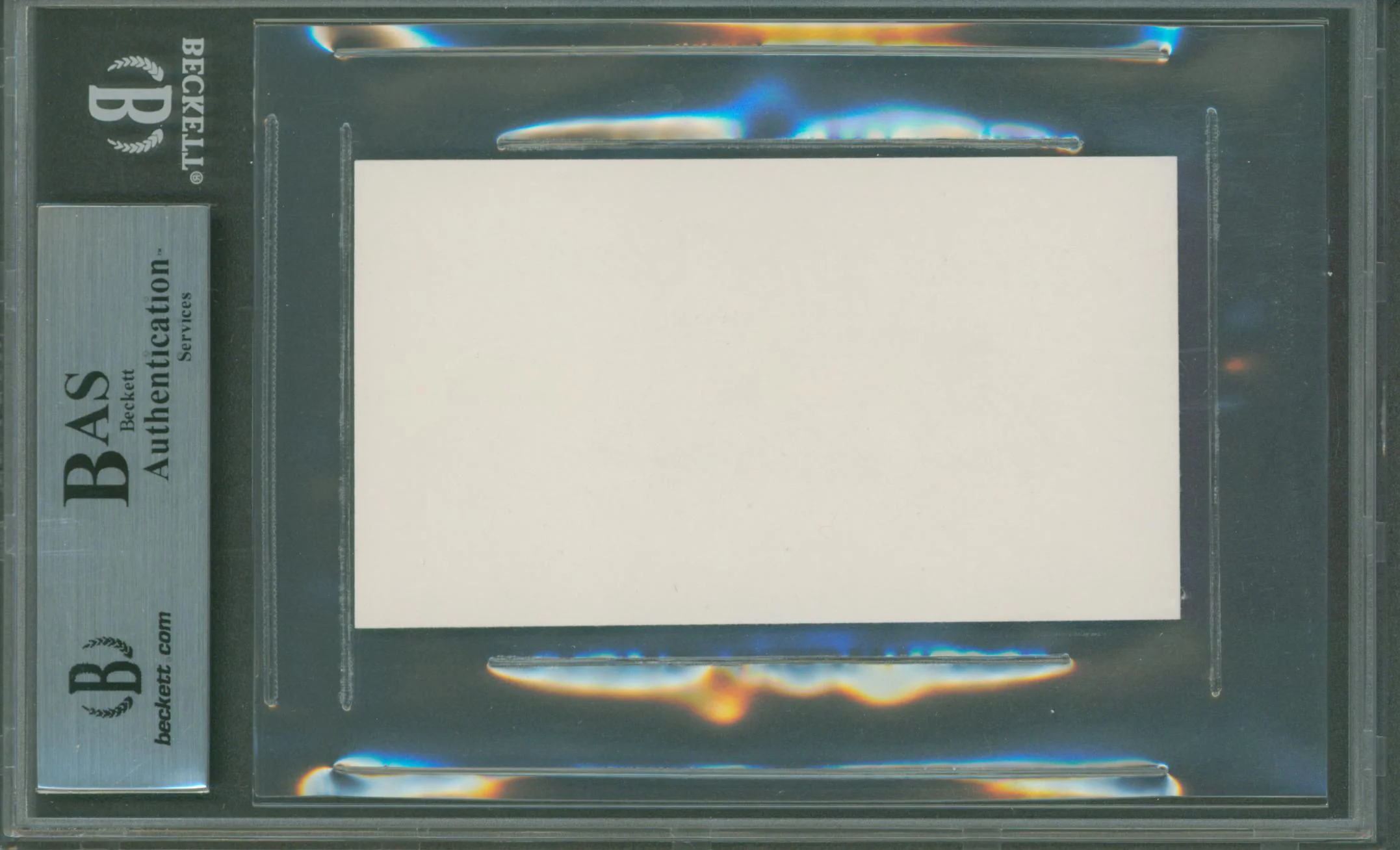 Celtics Bill Sharman "Sincere Best Wishes!" Signed 4.25x2.25 Index Card BAS Slab - Image 3