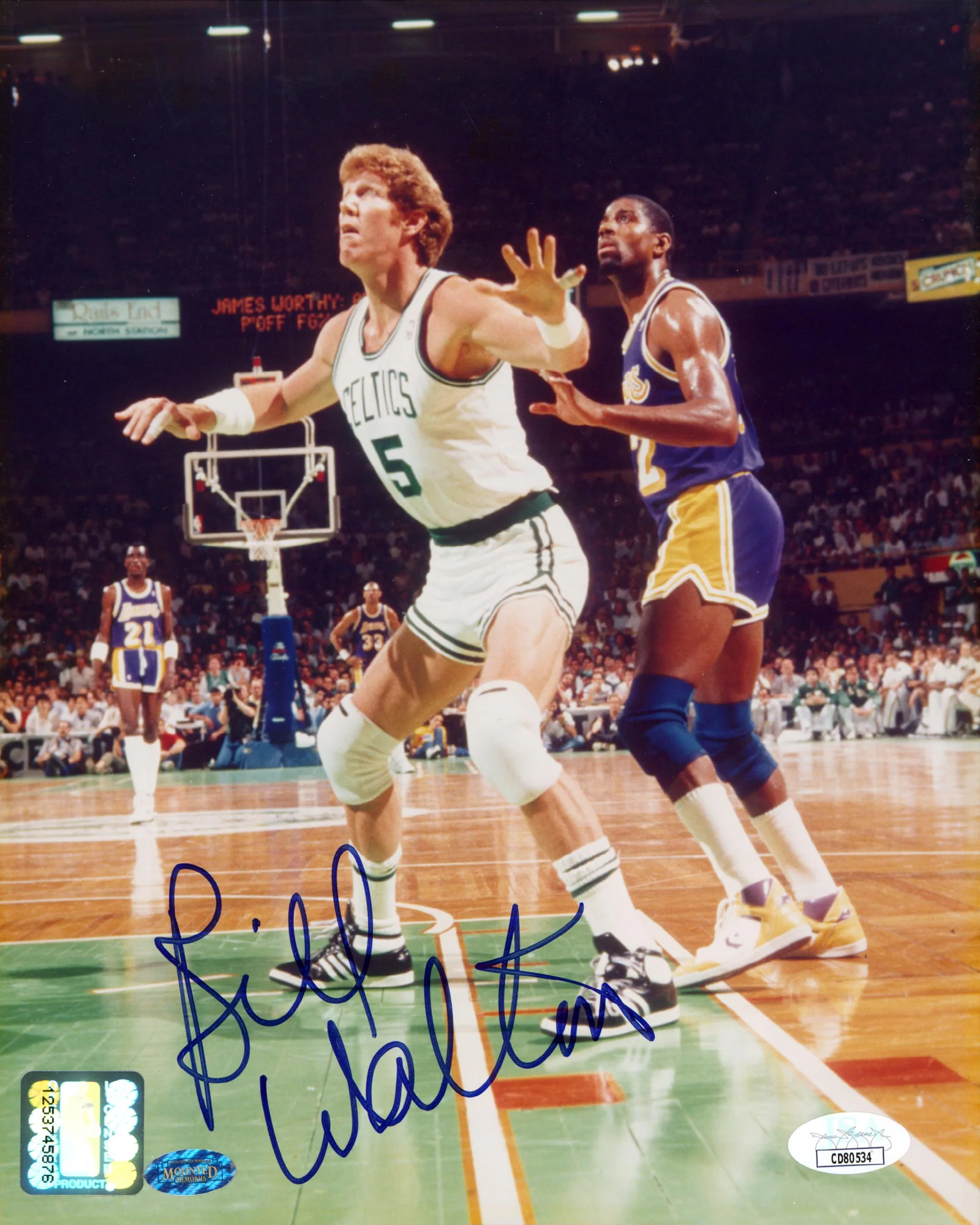 Celtics Bill Walton Authentic Signed 8x10 Vertical Photo JSA #CD80534 - Image 2