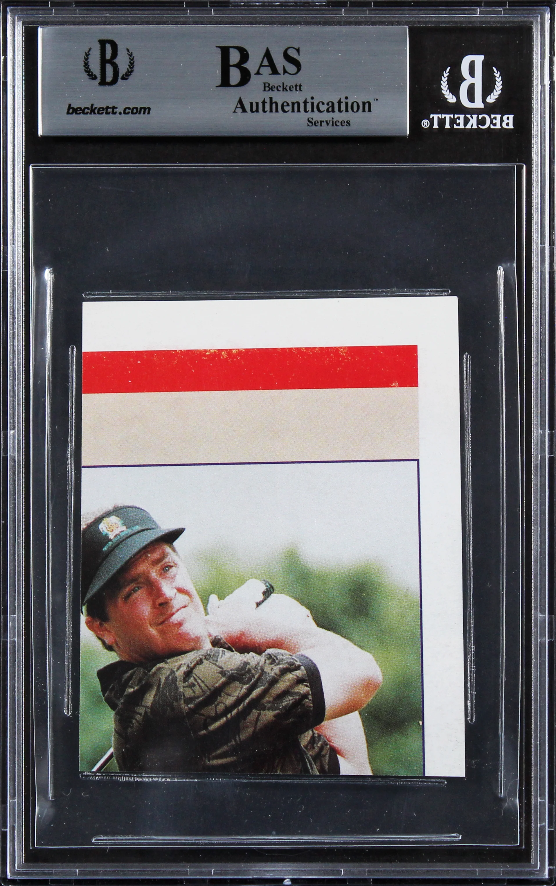 Celtics Danny Ainge Authentic Signed 3x3.75 Cut Signature BAS Slabbed - Image 3