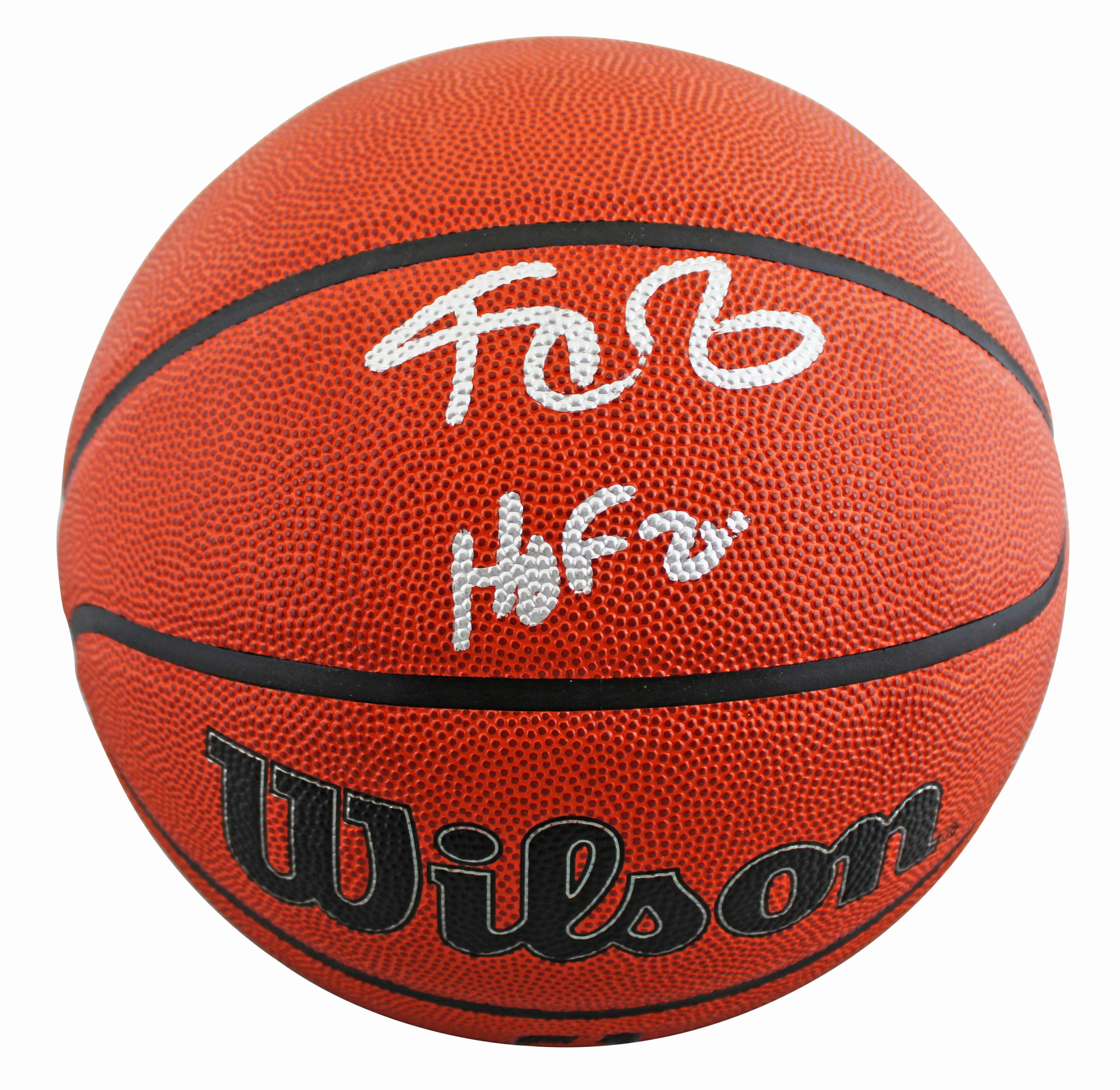 Celtics Kevin Garnett "HOF 20" Signed Wilson Basketball W/ Case BAS Witnessed - Image 4