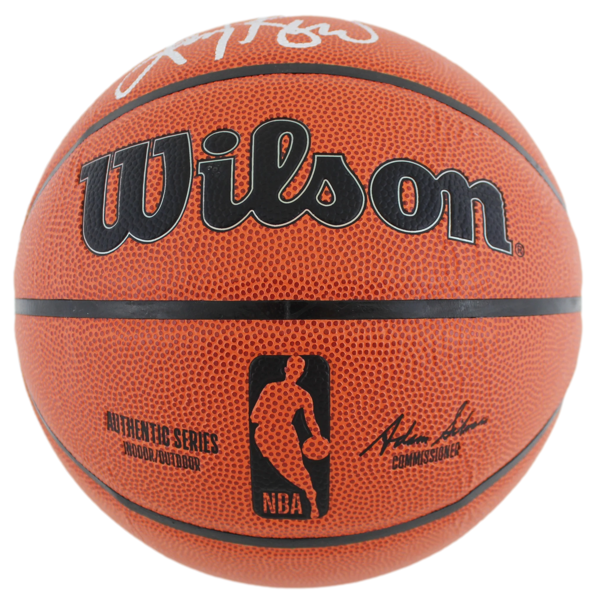 Celtics Larry Bird Authentic Signed Wilson Indoor/Outdoor Basketball BAS Witness - Image 3
