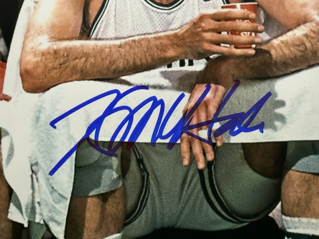 Celtics Larry Bird, Kevin McHale & Robert Parish Signed 16x20 Photo BAS Witness - Image 4