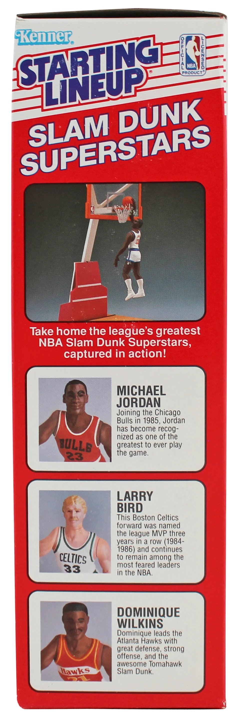 Celtics Larry Bird Signed Sealed 1989 Starting Lineup Slam Dunk BAS W #2W012587 - Image 6