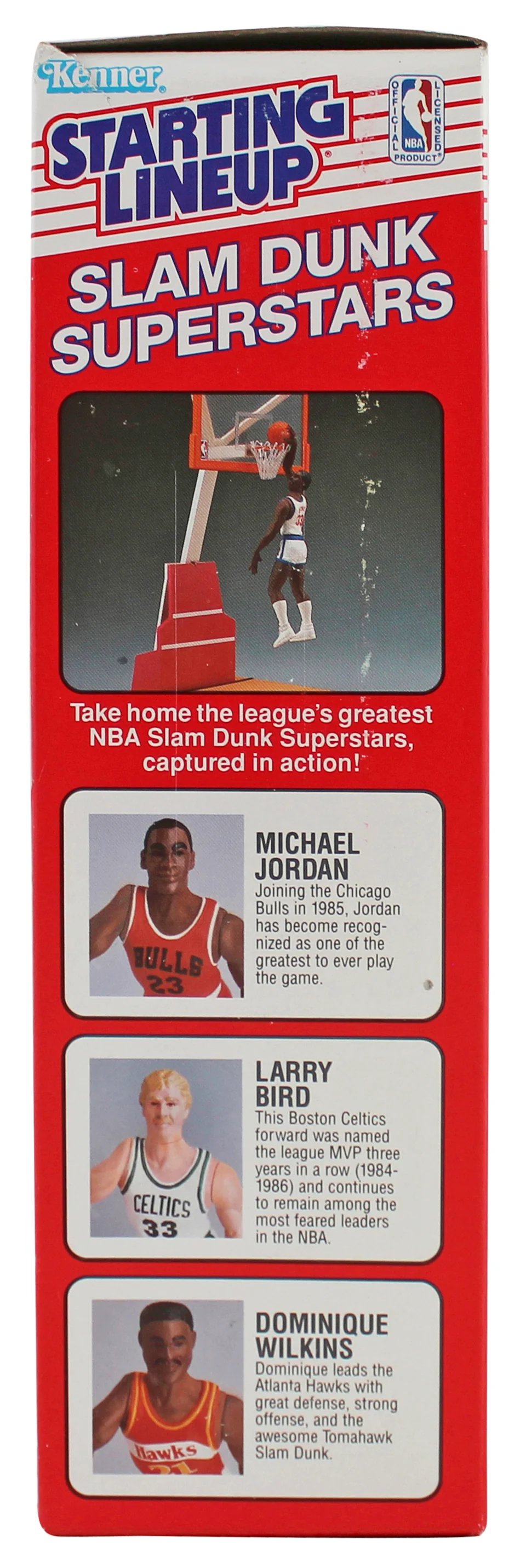 Celtics Larry Bird Signed Sealed 1989 Starting Lineup Slam Dunk BAS W #2W012589 - Image 6