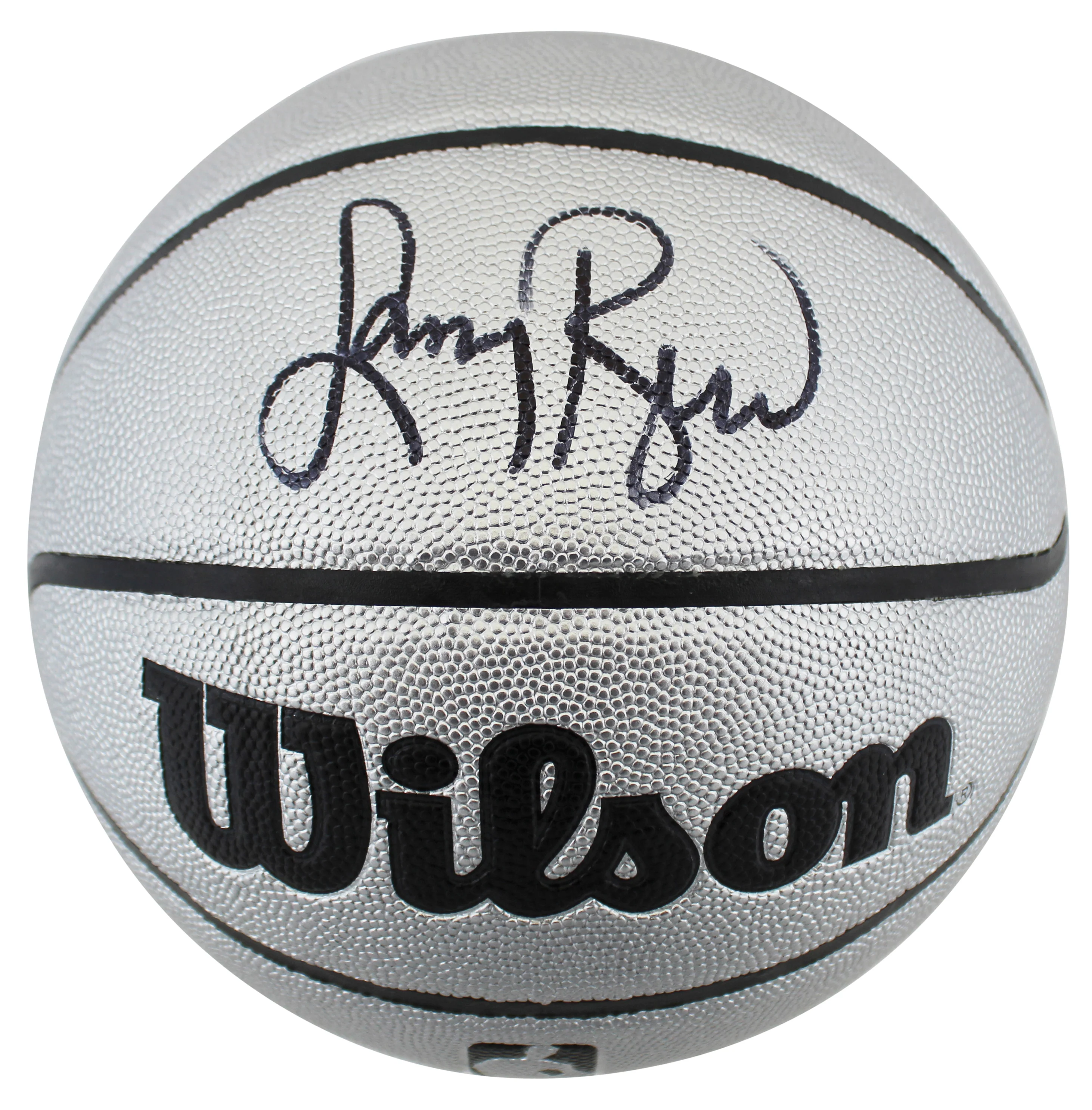 Celtics Larry Bird Signed Wilson Platinum Edition Basketball BAS Witnessed - Image 2