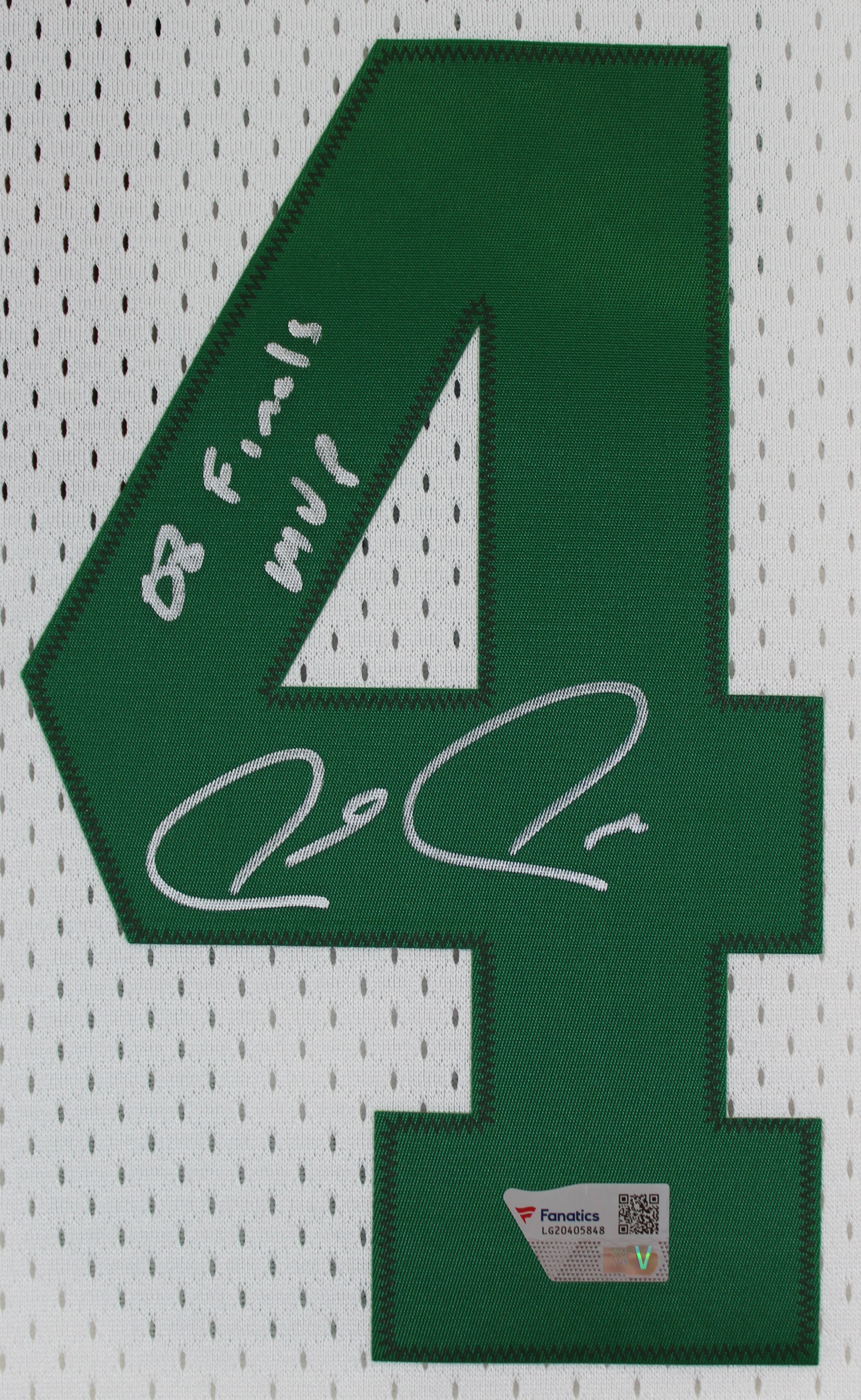 Celtics Paul Pierce "2008 Finals MVP" Signed White M&N HWC Swingman Jersey Fan 2 - Image 3