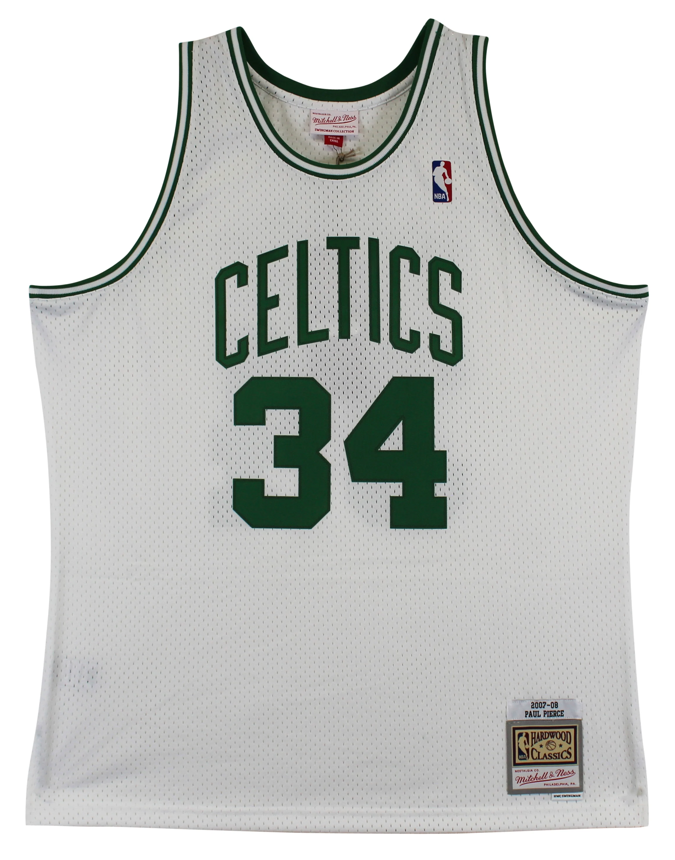 Celtics Paul Pierce "2008 Finals MVP" Signed White M&N HWC Swingman Jersey Fan 2 - Image 4