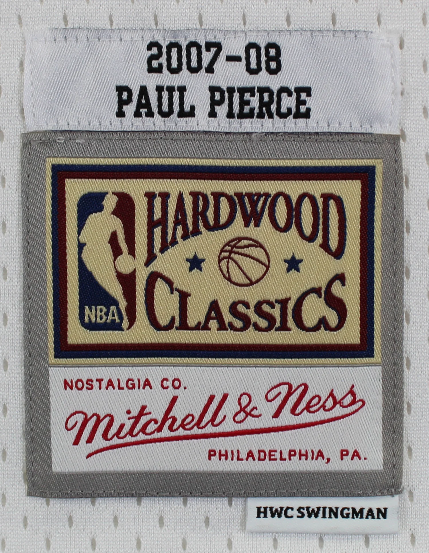 Celtics Paul Pierce "2008 Finals MVP" Signed White M&N HWC Swingman Jersey Fan 2 - Image 5